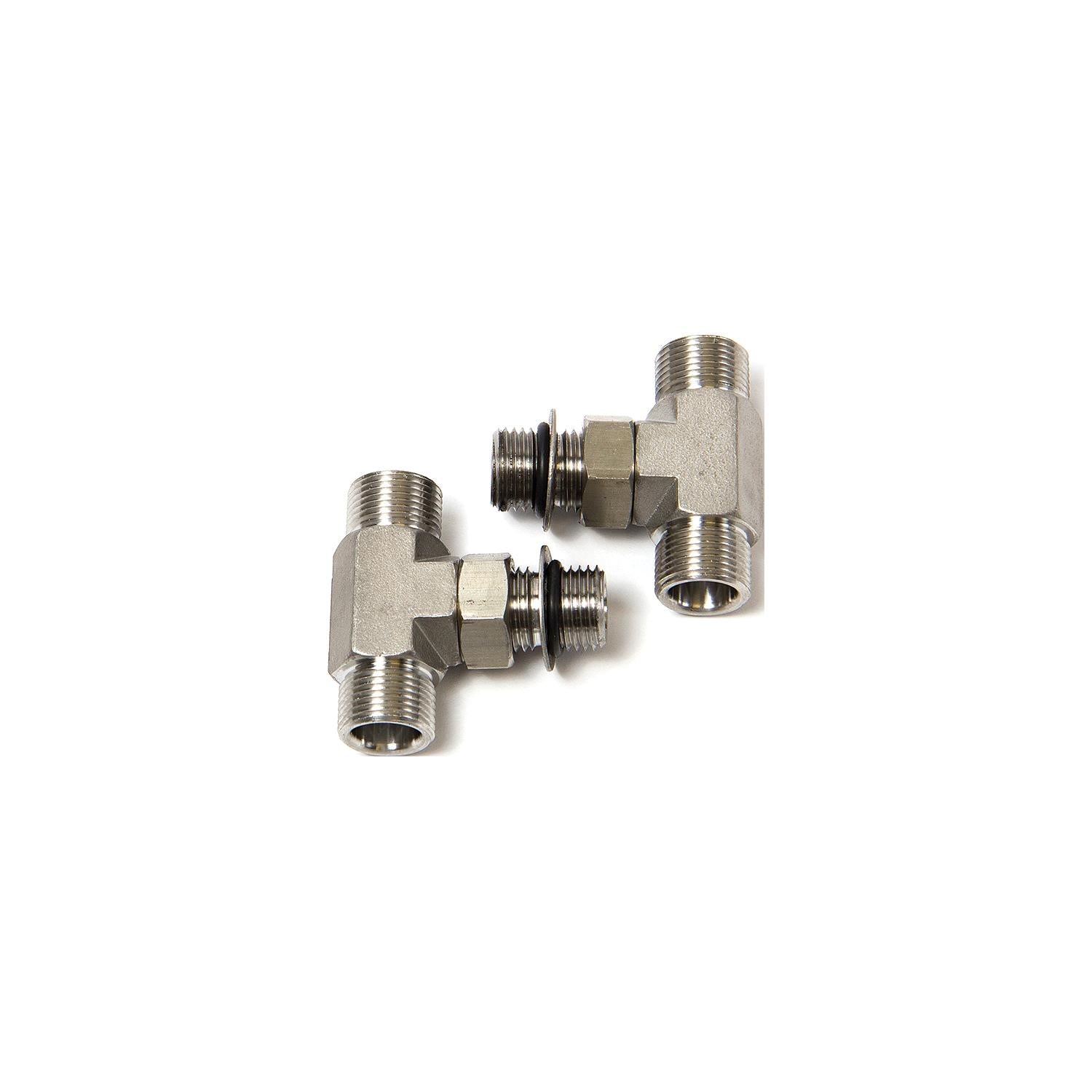 Dometic SeaStar HF6005 ORB Tee Fitting Kit | 3/8" Tube | 2 per Kit 1-HF6005