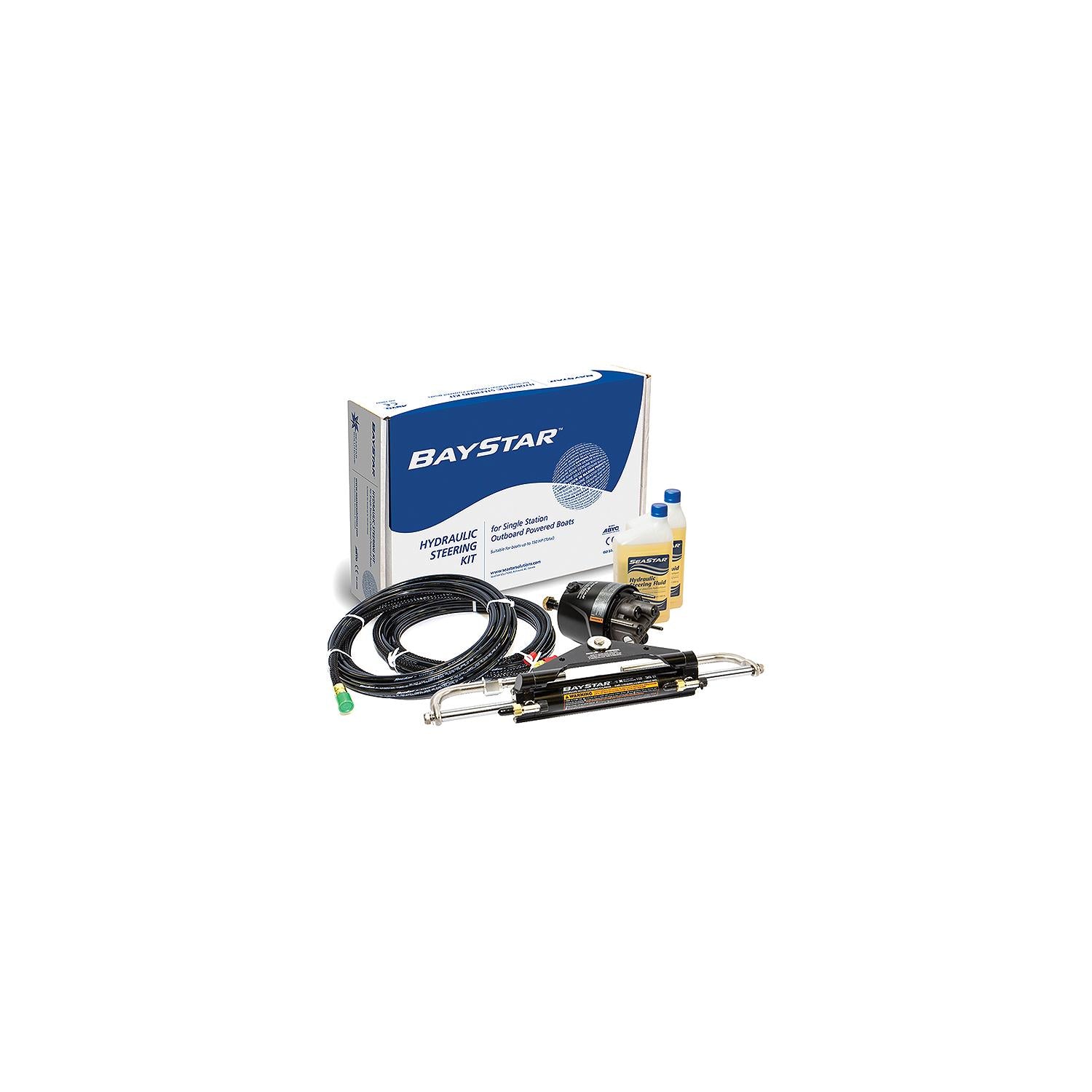 Dometic SeaStar HK4300A-3 BayStar Compact Hydraulic Steering System | Complete Kit w/o Hoses 1-HK4300A3