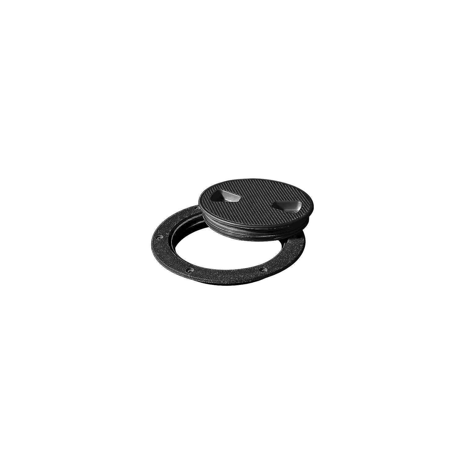 Tempress Products Tempress 43035 Screw Out Deck Plate, 4" Black 107-43035