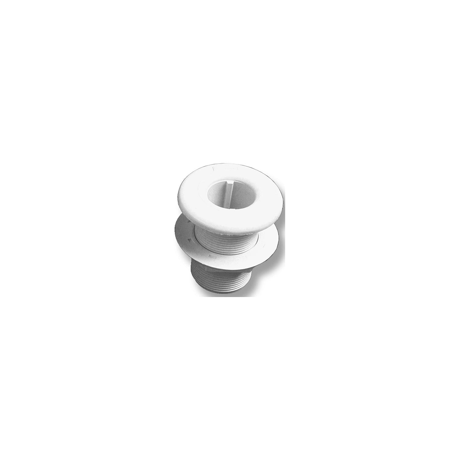 Forespar CF251 Marelon Full Threaded Mushroom Head Thru Hull w/Nut, White 108-906012