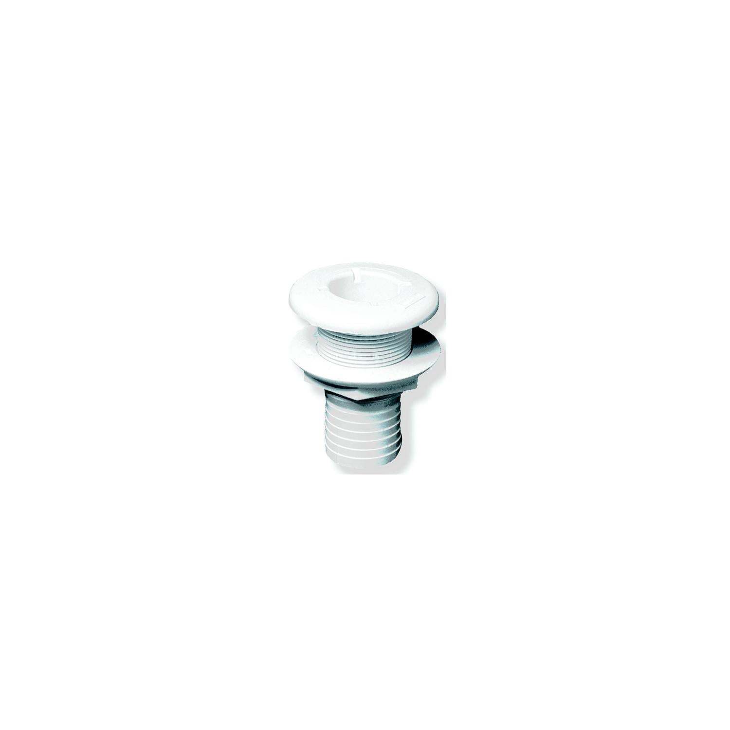 Forespar CF253 Marelon Hose Tailpipe Mushroom Head Thru Hull w/Nut, White 108-906030