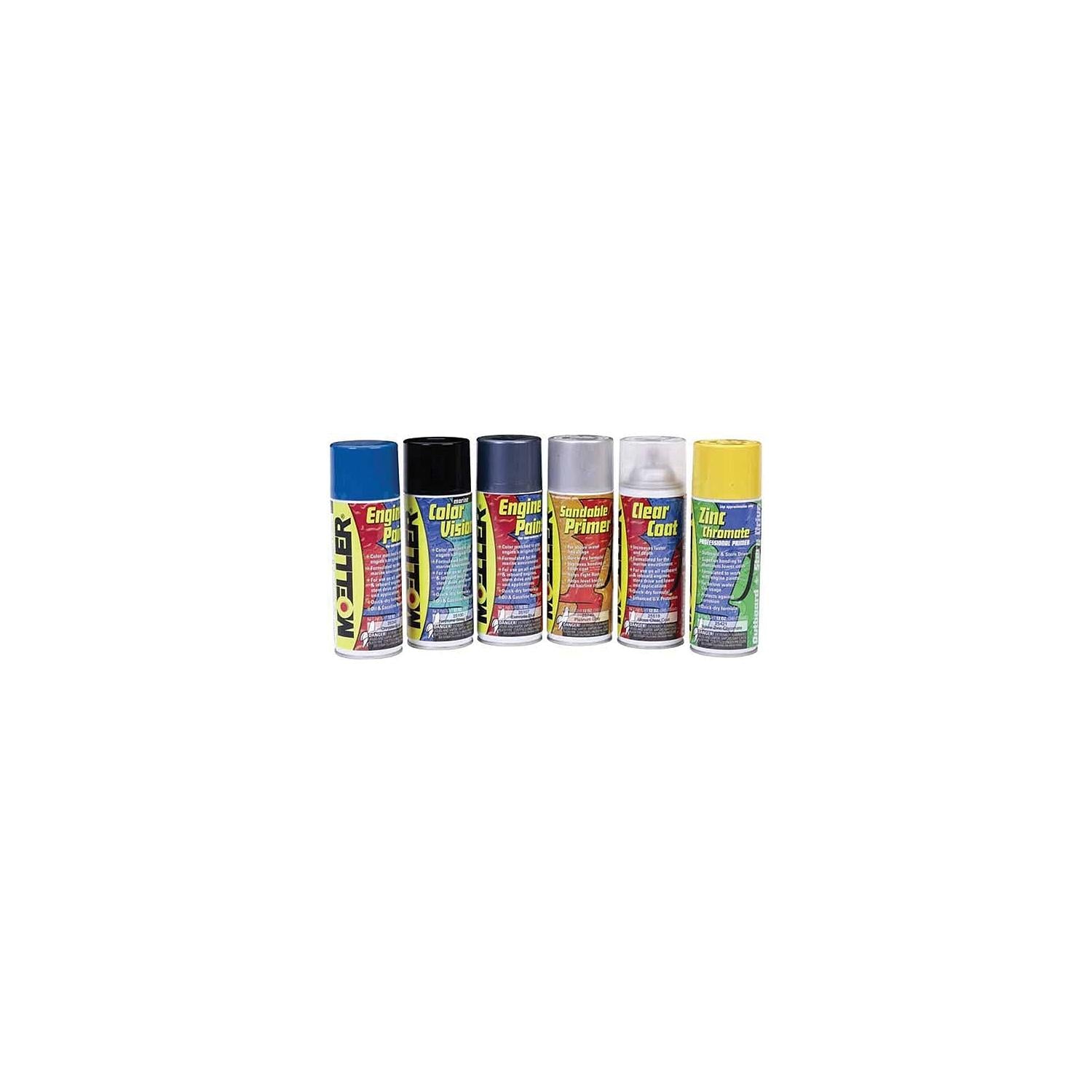 Moeller Moeller Engine Spray Paint, Yamaha Metallic Blue-Slver 85-90