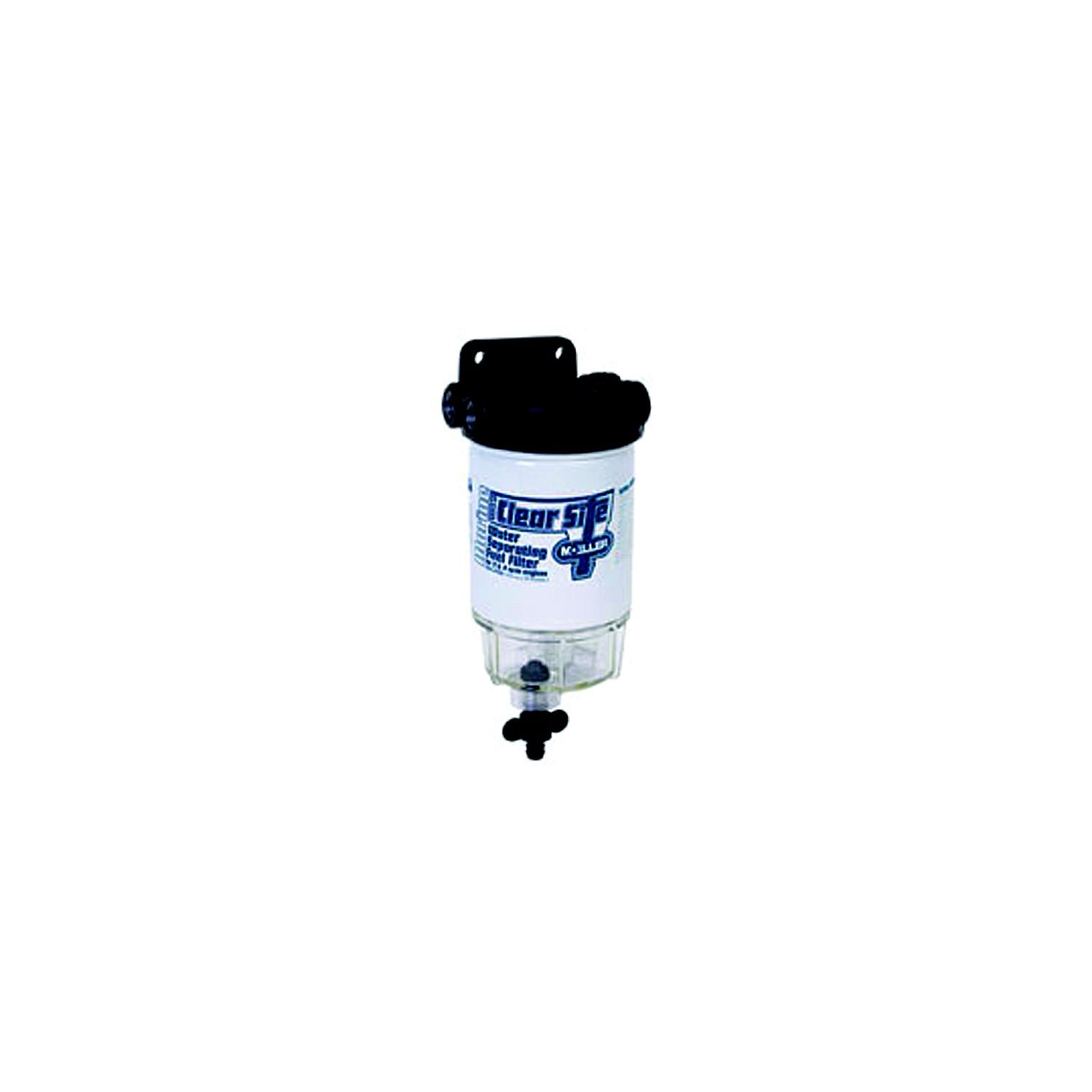 Moeller 033314-10 Fuel / Water Separator Kit w/Composite Head & Clear Bowl 114-03331410
