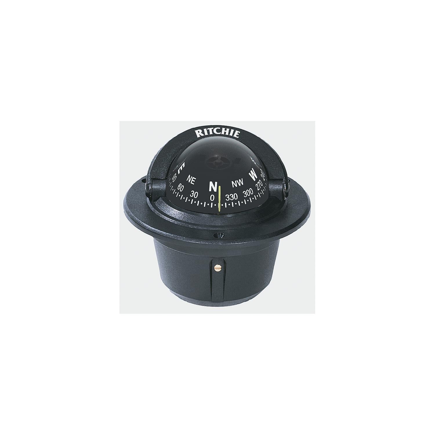 Explorer Flush Mt. Compass, Black 128-F50