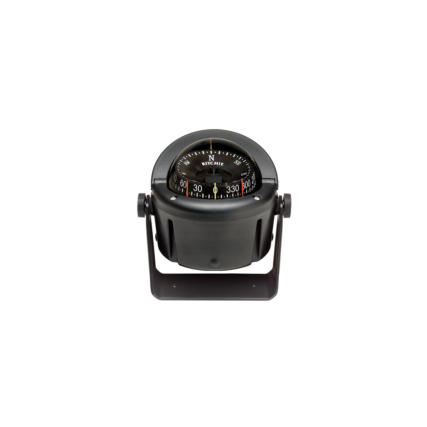 Ritchie Navigation Helmsman Compass Bracket Mt., Combi Dial, Black 128-HB741