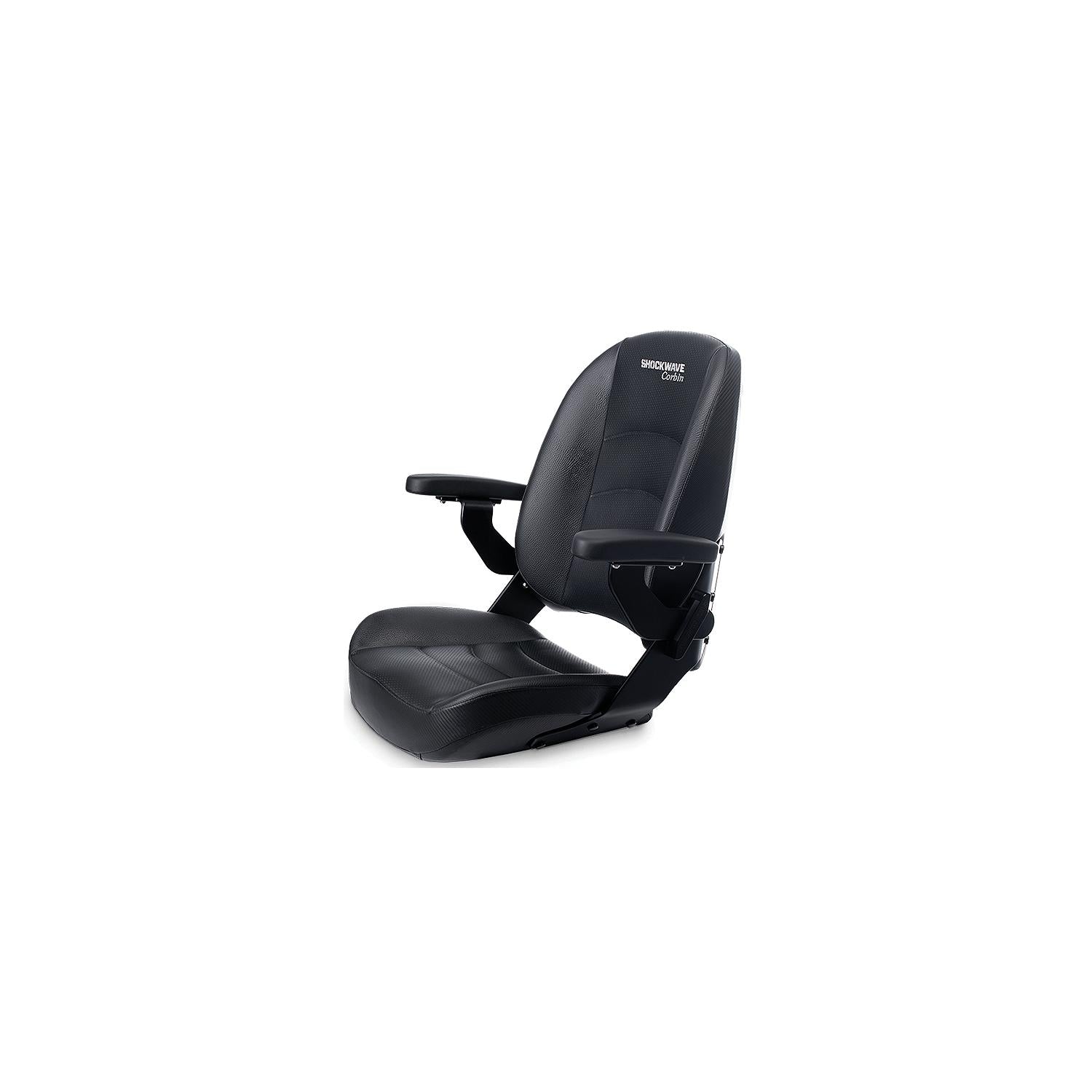 Shockwave SW04920B Commander Sport/Fishing Seat, Onyx (Black) 131-SW04920B