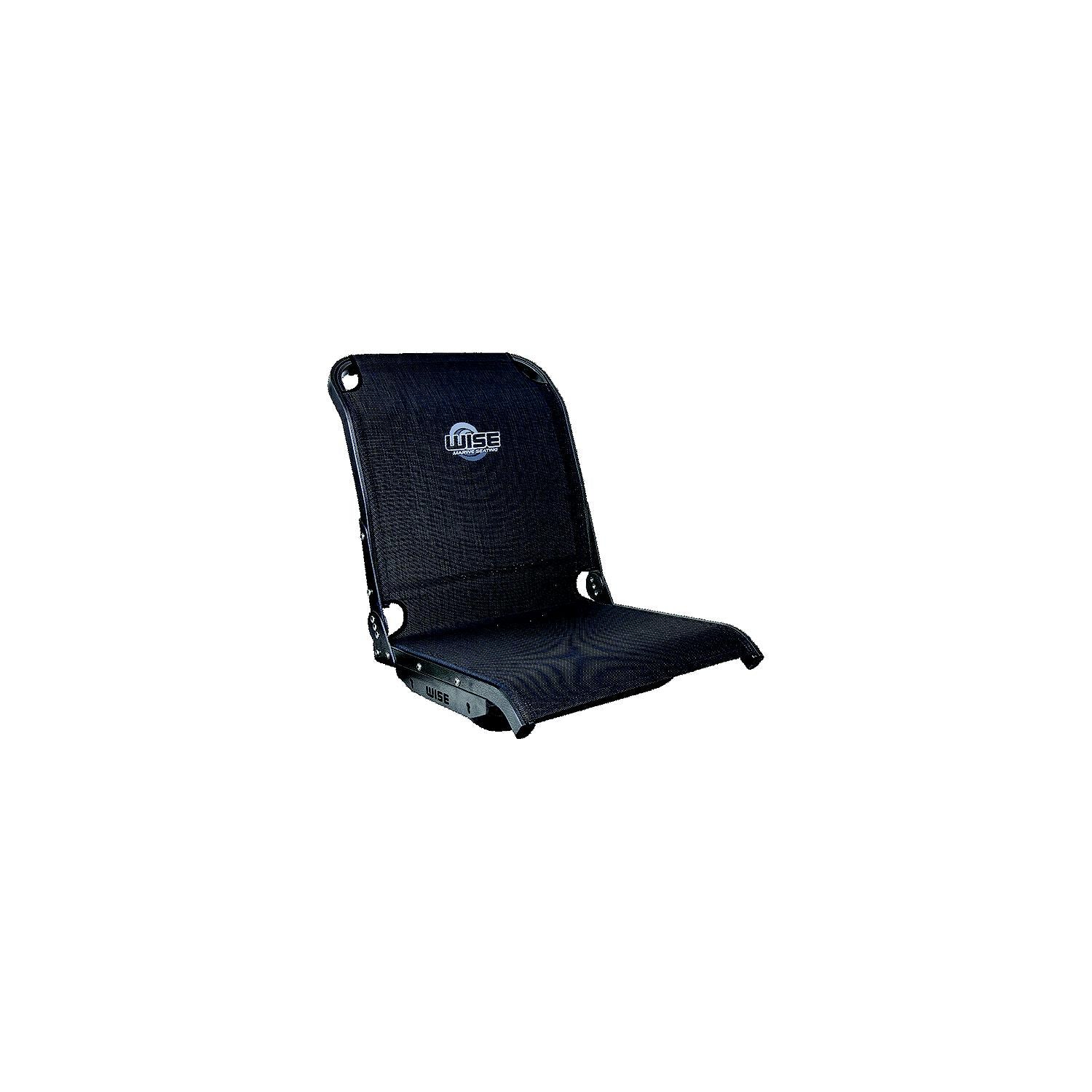 Wise Seating Wise 33731800 Aero X Boat Seat, Carbon Grey Mesh, High-Back 144-33731800