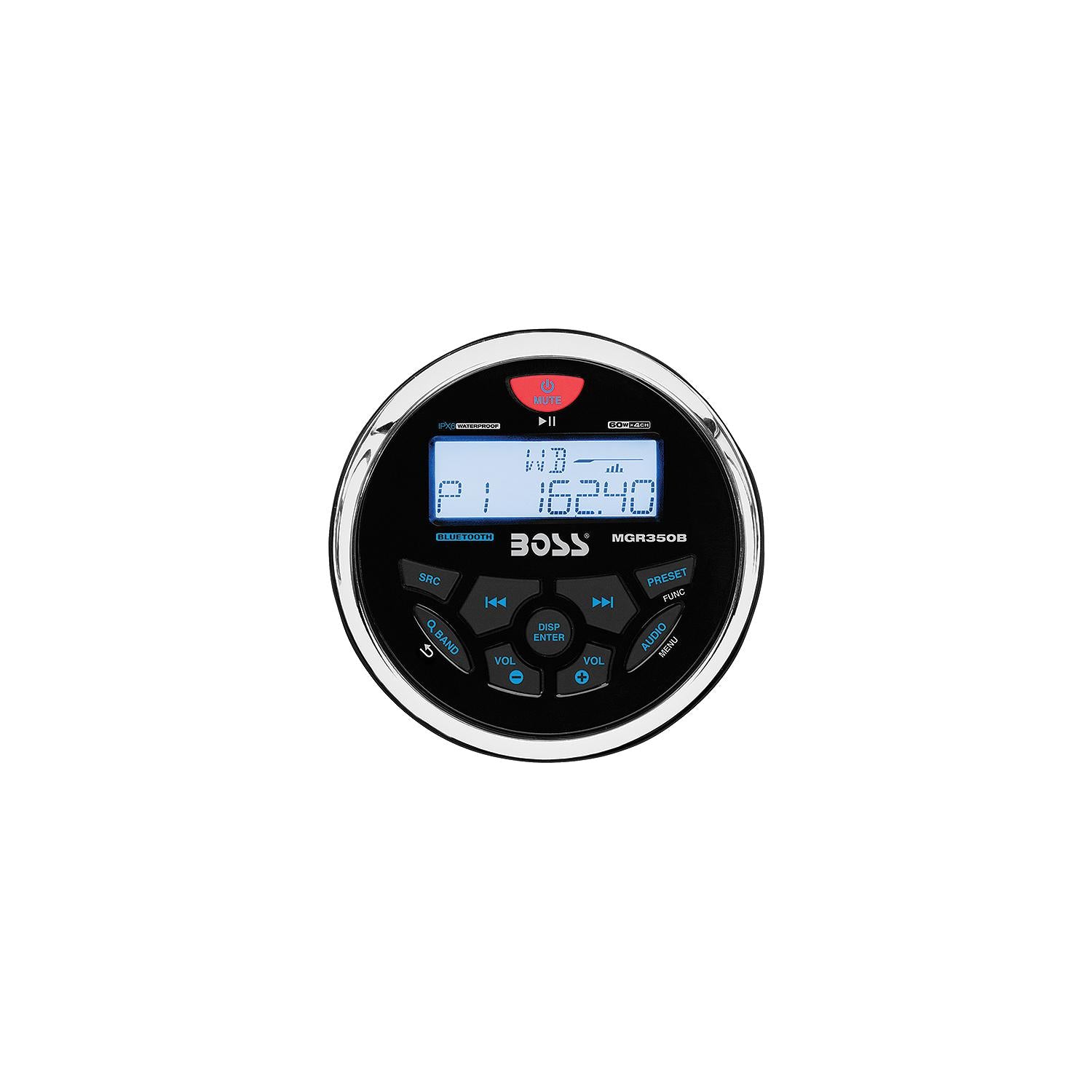 In-Dash Mech-Less USB, MP3, WMA, FM/AM/Bluetooth Player 153-MGR350B