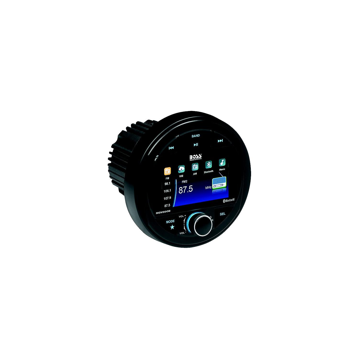 BOSS Audio MGV500B In-Dash Gauge Digital Media AM/FM Receiver 153-MGV500B