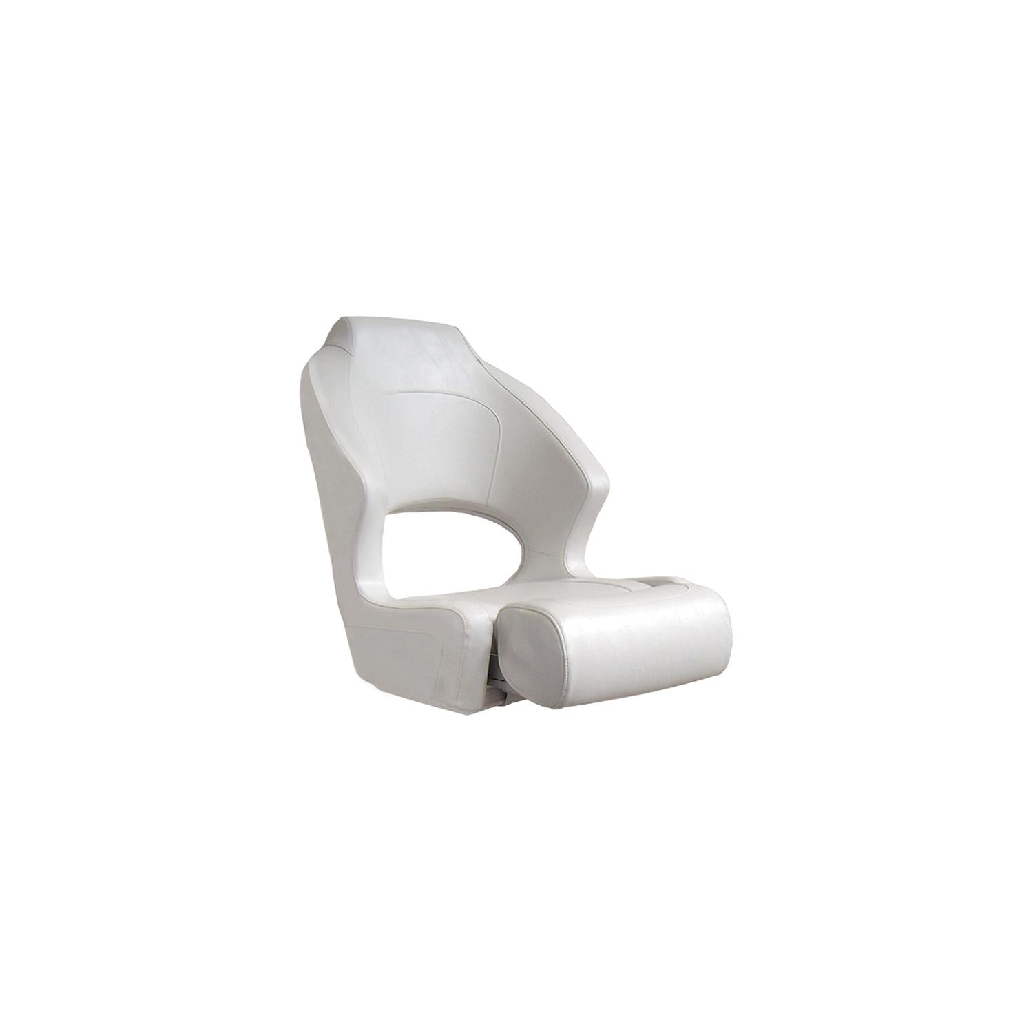 Springfield Marine Springfield Deluxe Sport Flip Up Seat, White 169-1043259