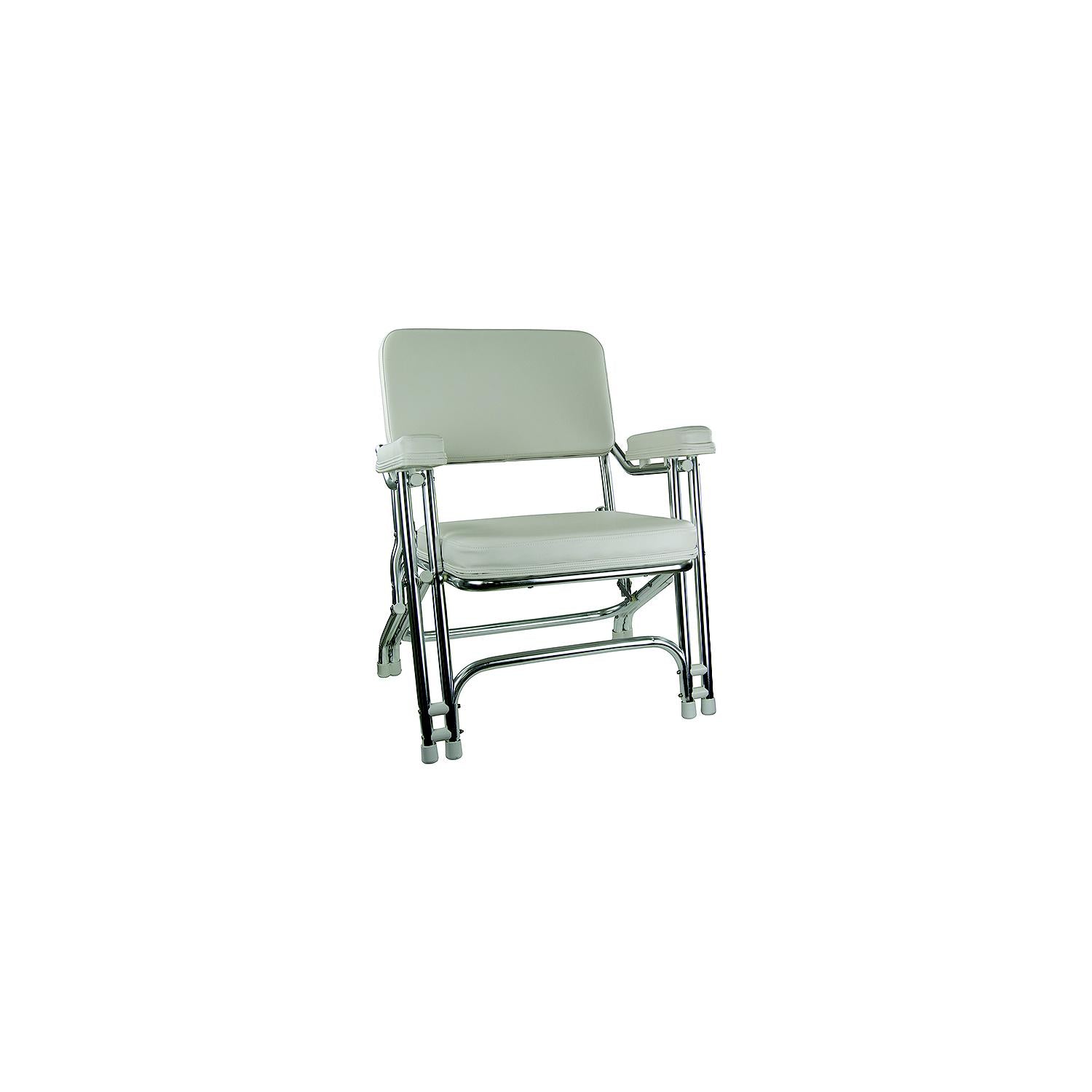 Springfield Marine Springfield 1080021 Deck Folding Chair, White 169-1080021