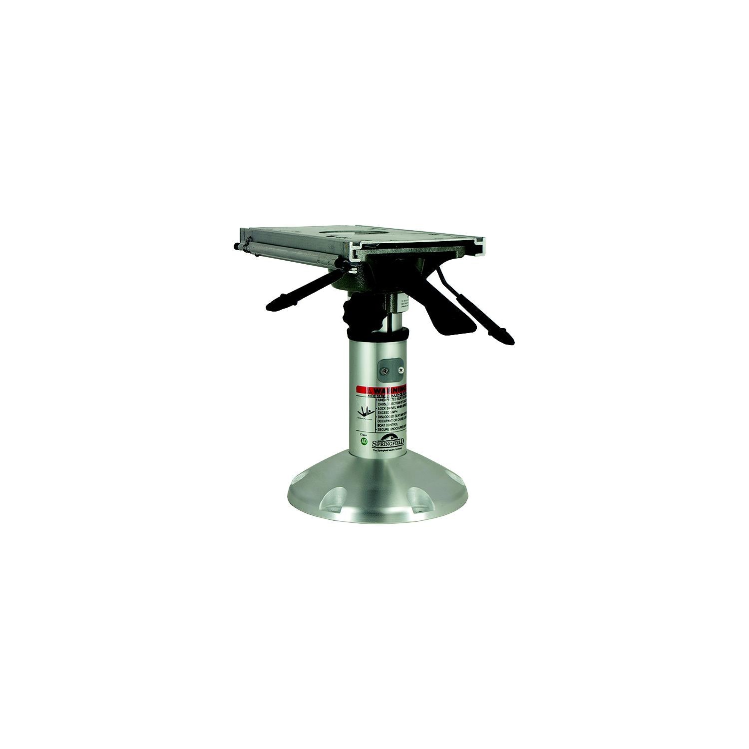 Springfield Marine Springfield 2-3/8" Series Low-Profile Mainstay Package 12-1/2" - 15-1/2" (Includes Pedestal, Base and Locking Slide & Swivel) 169-1250250L1