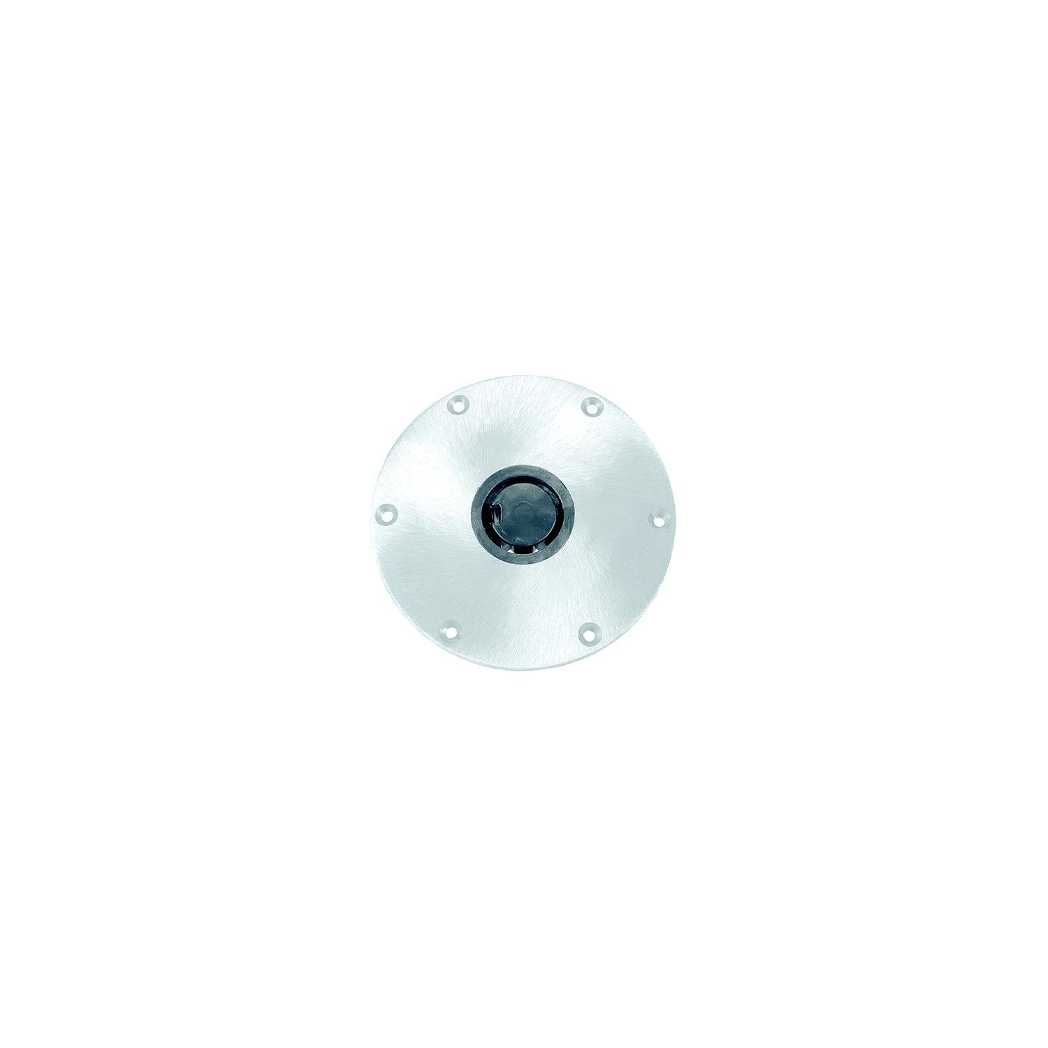Springfield Marine Springfield Plug-In™ 9" Round Aluminum 2-3/8" Base, Satin Finish 169-13007501
