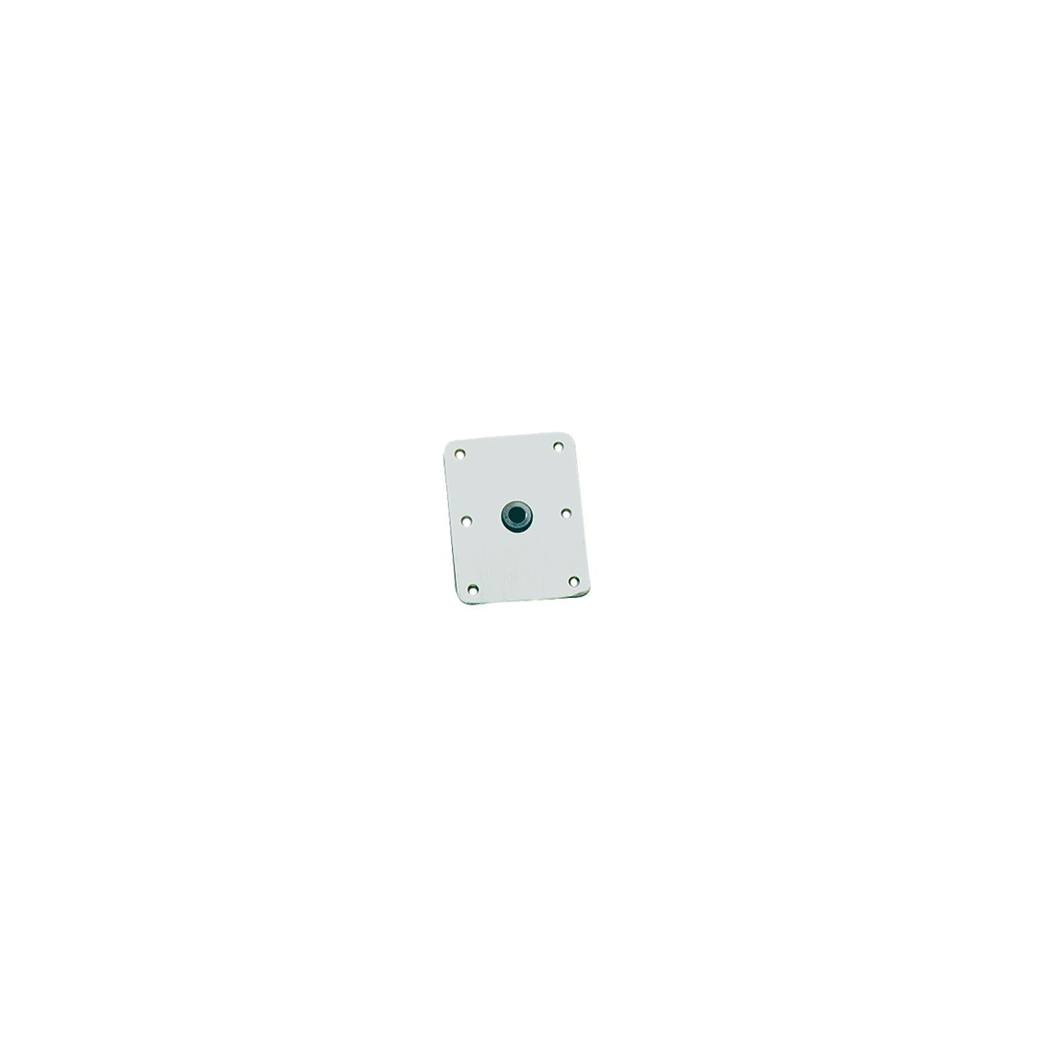 Springfield KingPin 7" x 7" Threaded Square Steel Base, Satin Finish 169-1630001