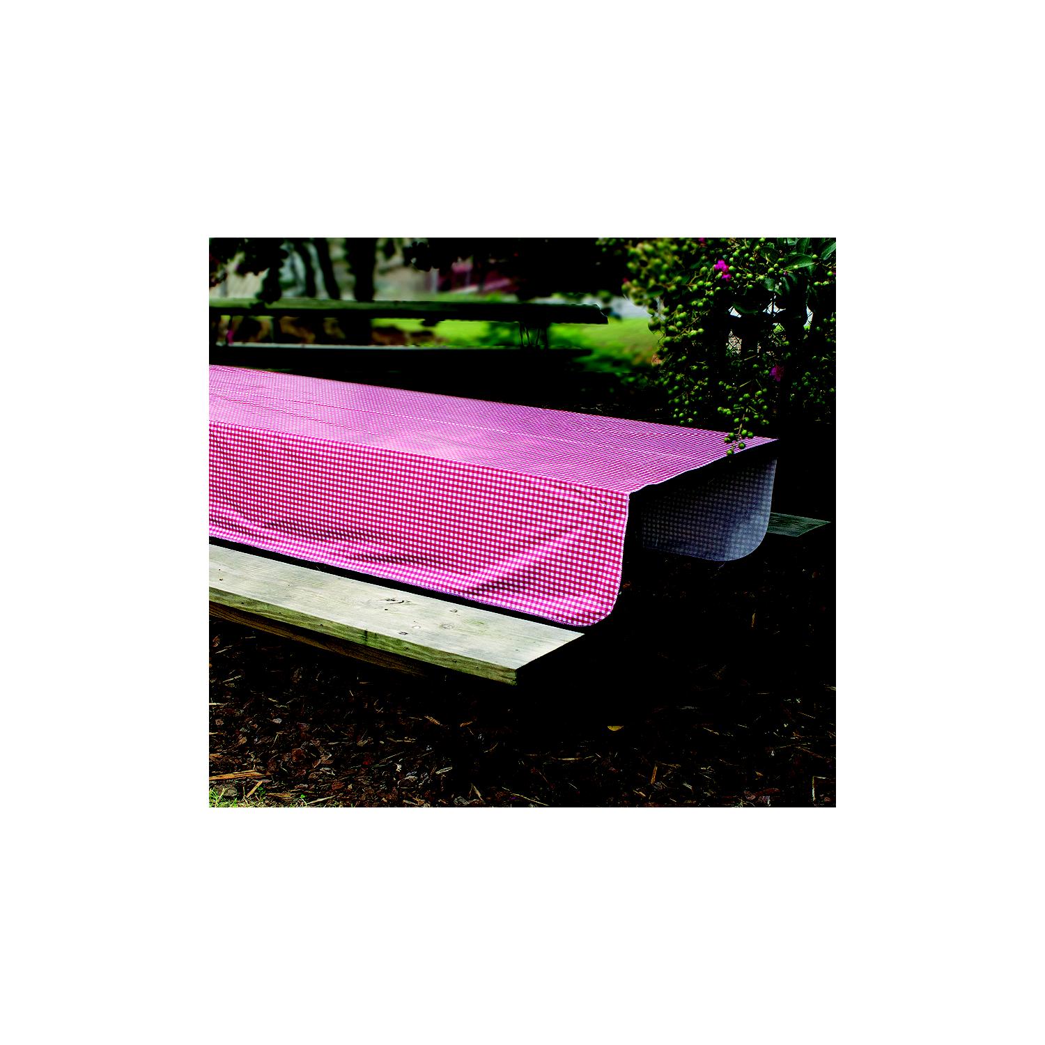 Camco Camco 51019 Red and White Vinyl Tablecloth