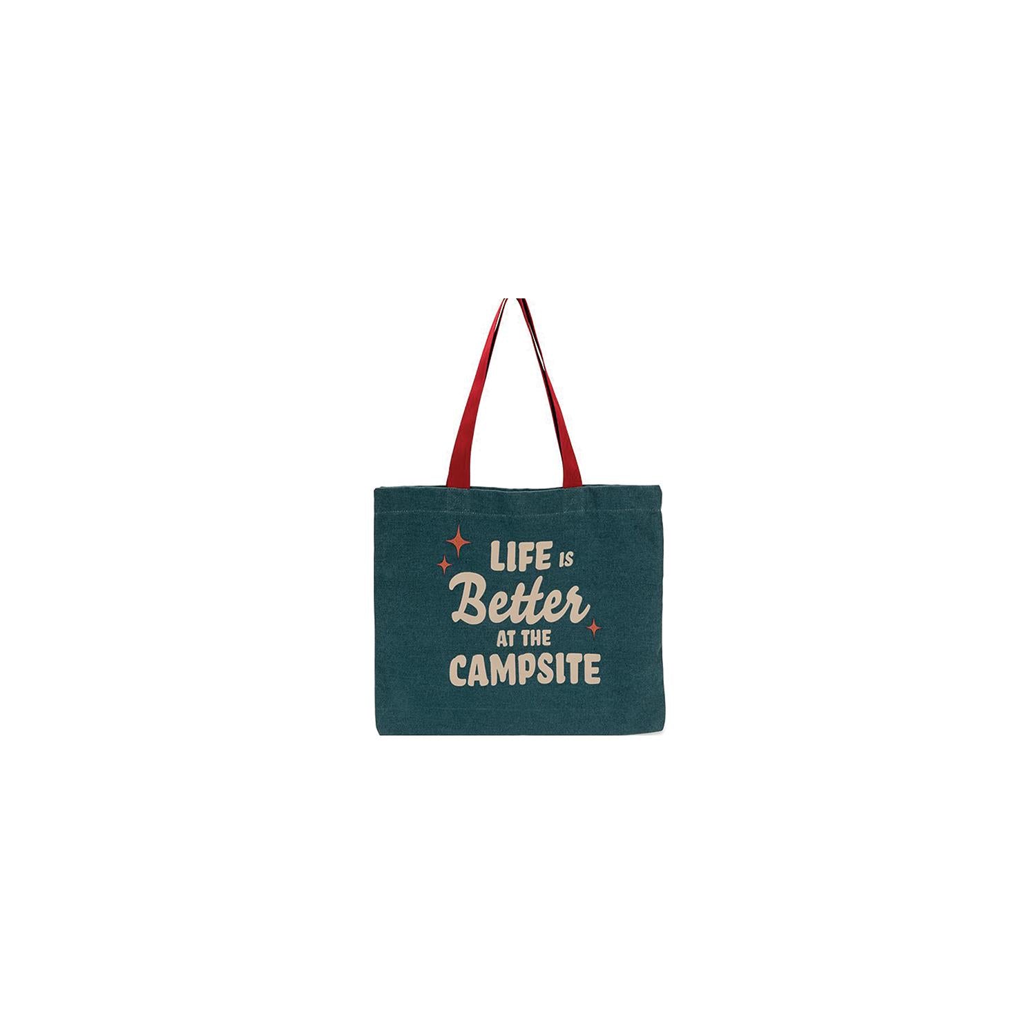 Camco Camco 53481 Tote Bag, Life Is Better Campsite, Navy