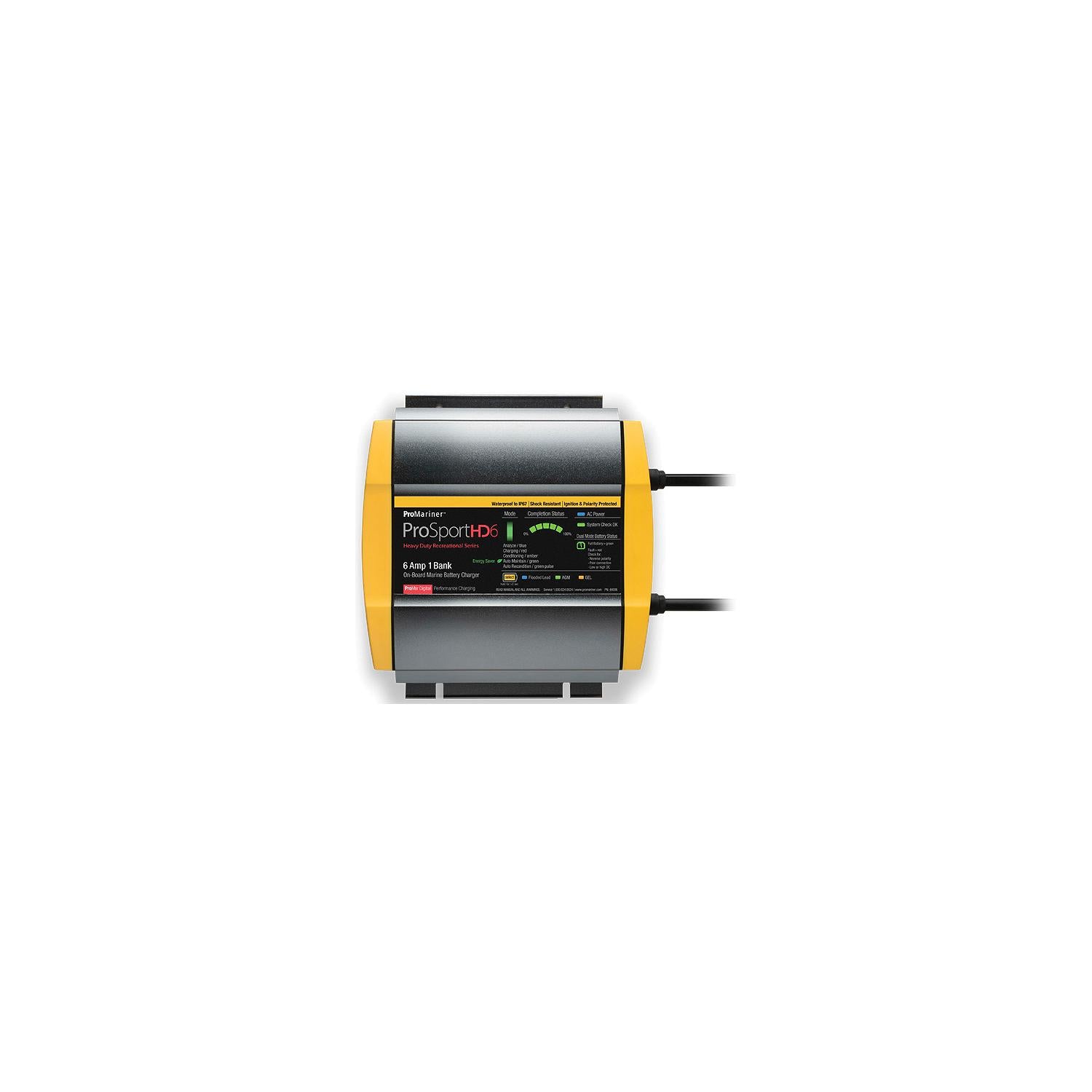 ProMariner 44021 Prosporthd Series USA Batttery Charger, 20 Amps, 3 Bank 175-44021