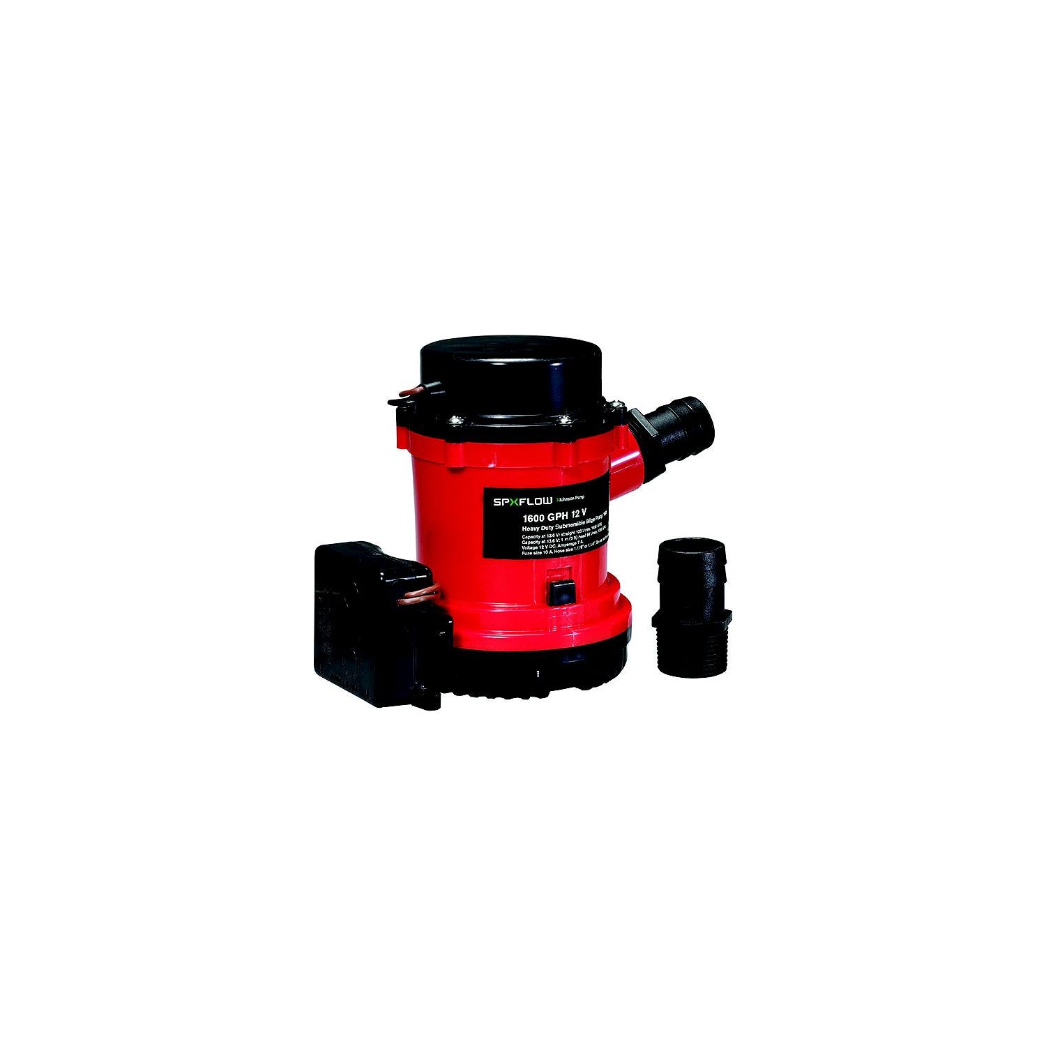 Johnson Pump 1600 Heavy Duty Automatic Bilge Pump with Ultima Switch 12V 189-01674001