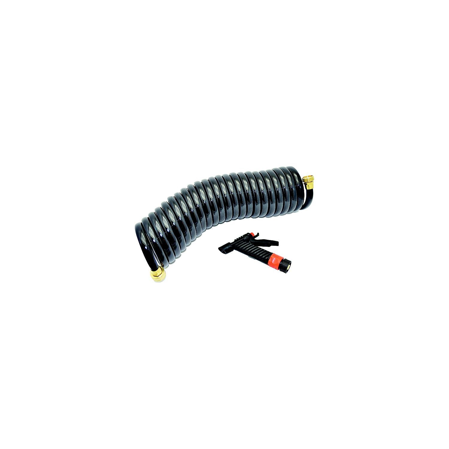 Johnson Pump 1061501 Washdown Spray Pistol/Connector w/Hose, 1/2" x 25' 189-1061501