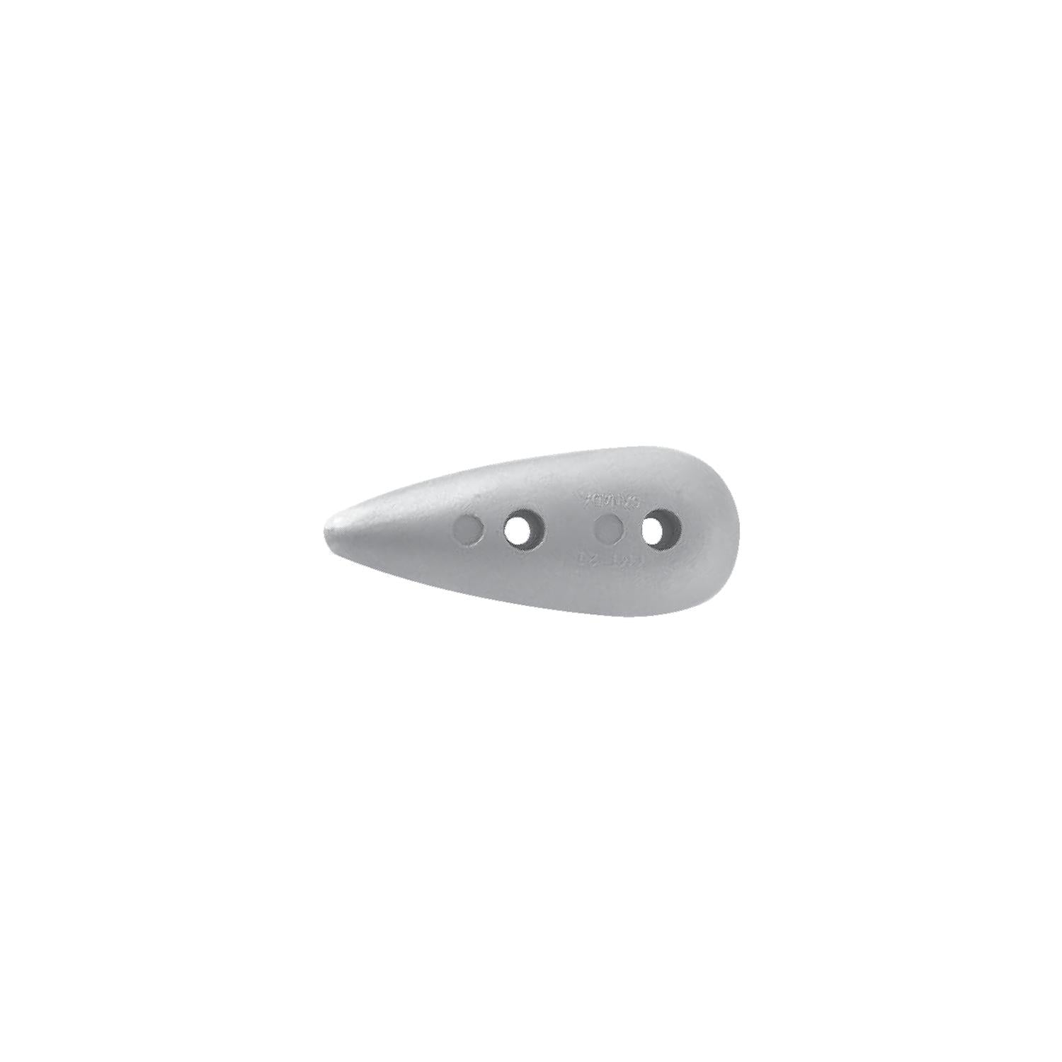 Martyr CMT20 Tear Drop Zinc Hull Anode 3.4"L x 1.8"W x .6"H 194-CMT20