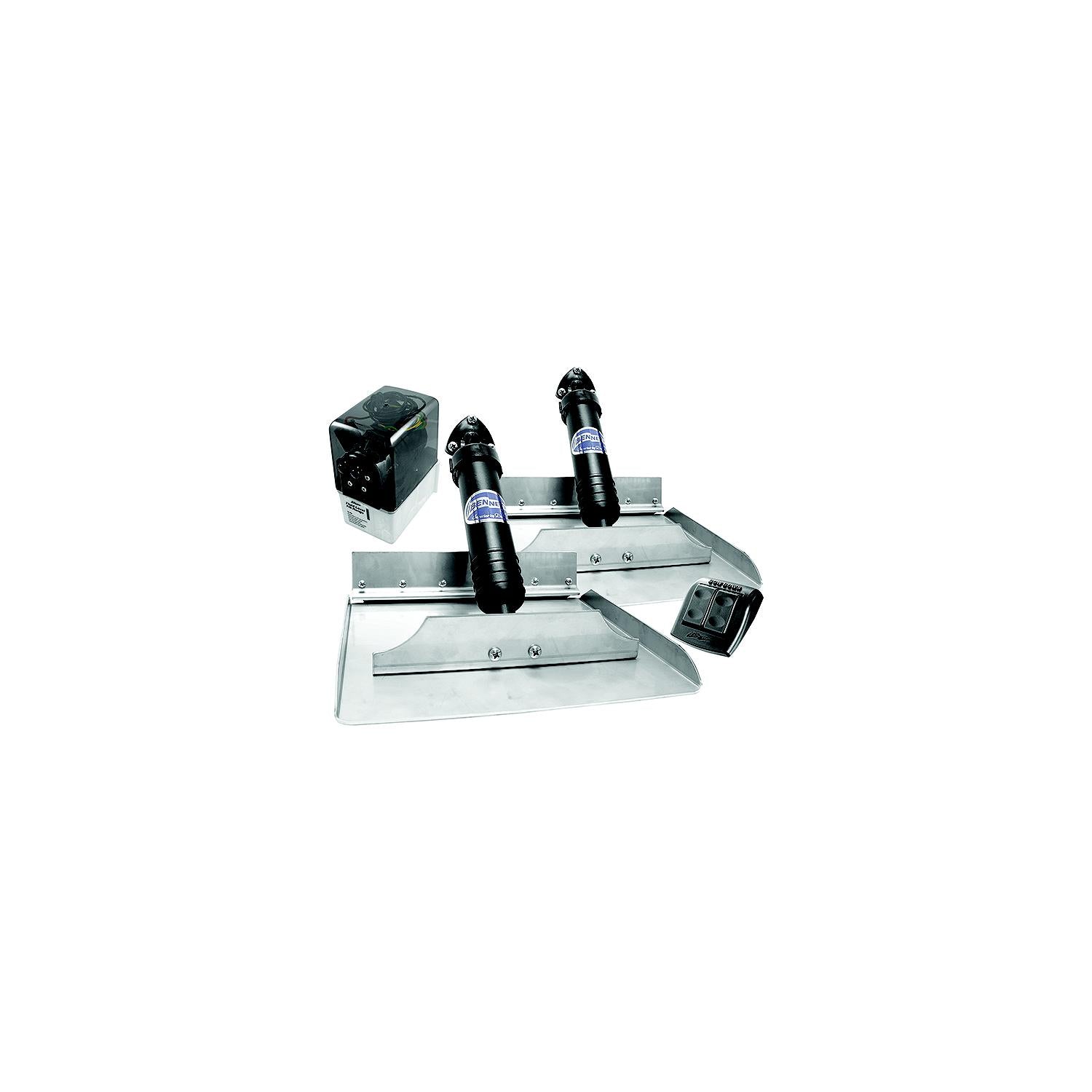 Bennett Trim Tabs Bennett Trim Tab System With Eurostyle Control, 12" x 12" 219-1212E