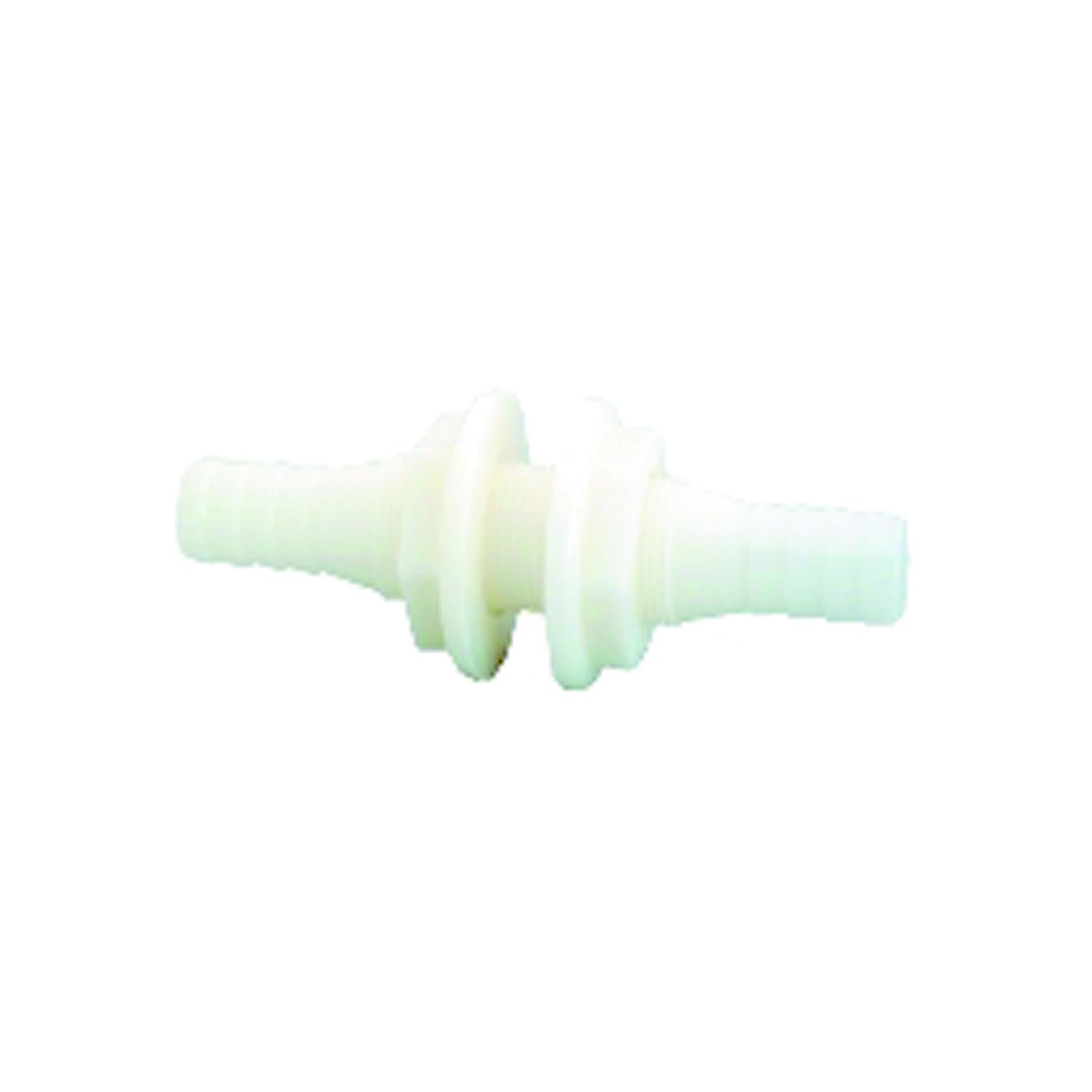 ATTWOOD Attwood Polypropylene Double Ended Thru-Hull Connection For 3/4" Hose