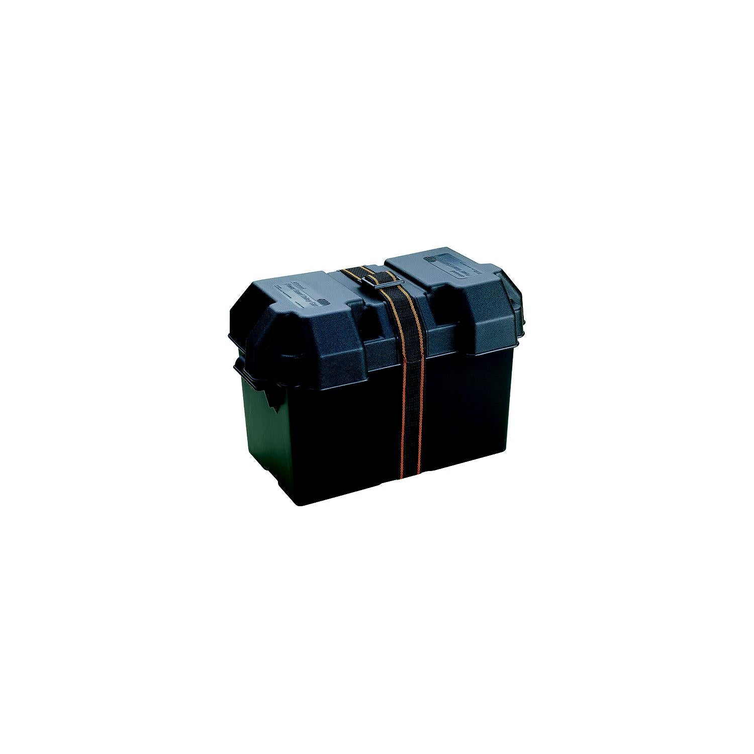 Attwood 90651 Standard Vented Battery Box For Group 24/24M, Black 23-90651