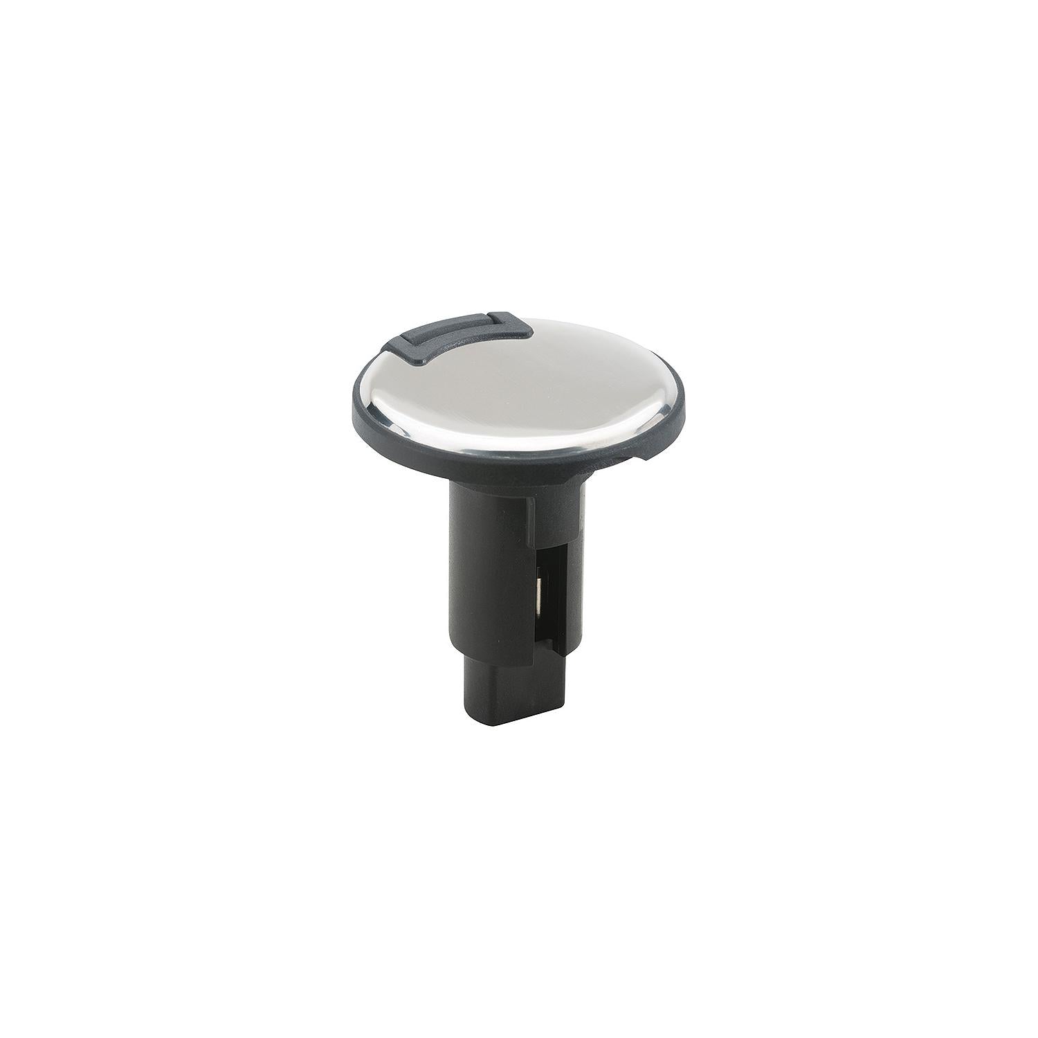 Attwood LightArmor™ Plug-In Base - Round Series, 2-Pin, 316 S.S. 23-910R2PSB7