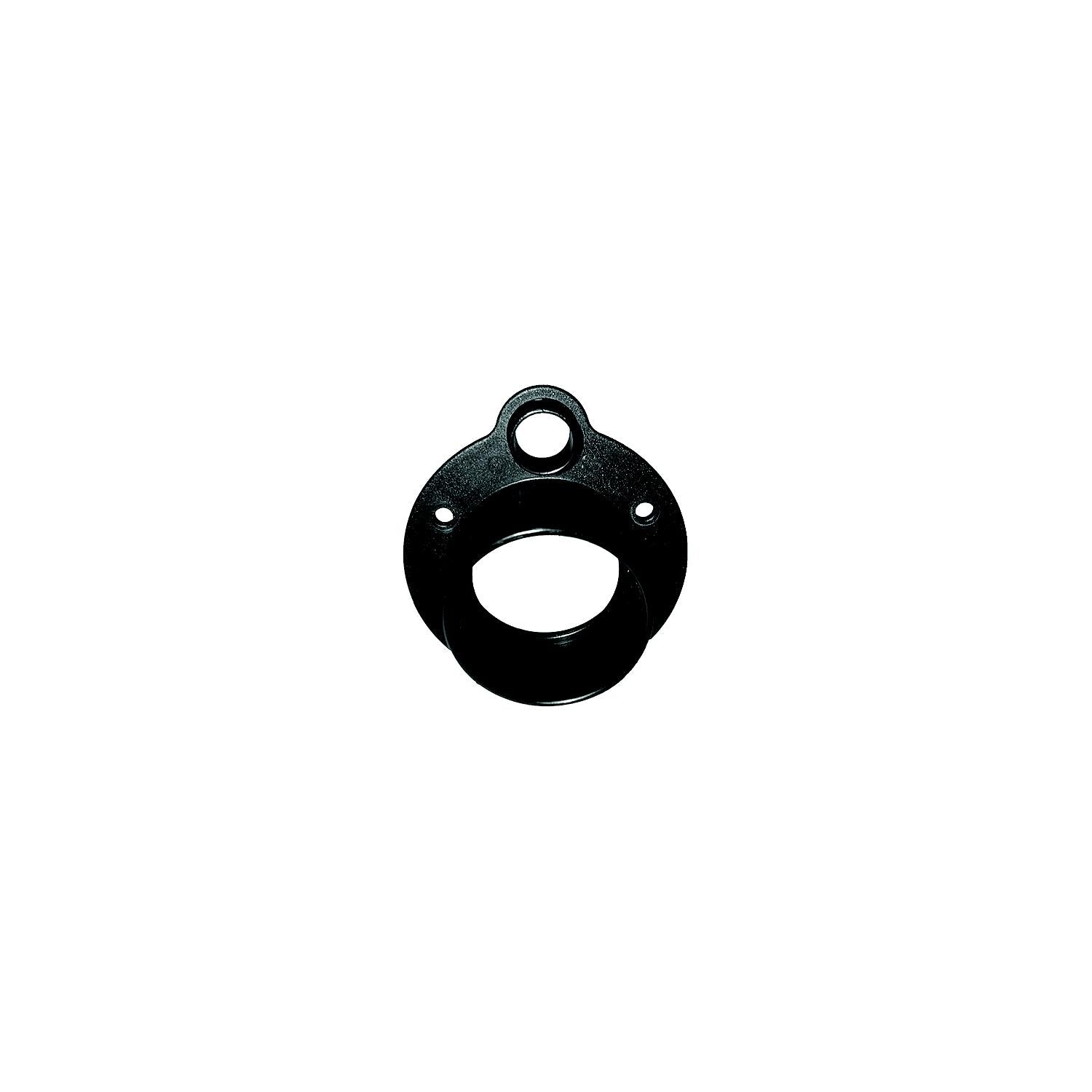 T-H Marine Rigging Flange Hose Union For 2" Hose With 3/4" Fuel Hose Port, Black 232-RFFHP1DP