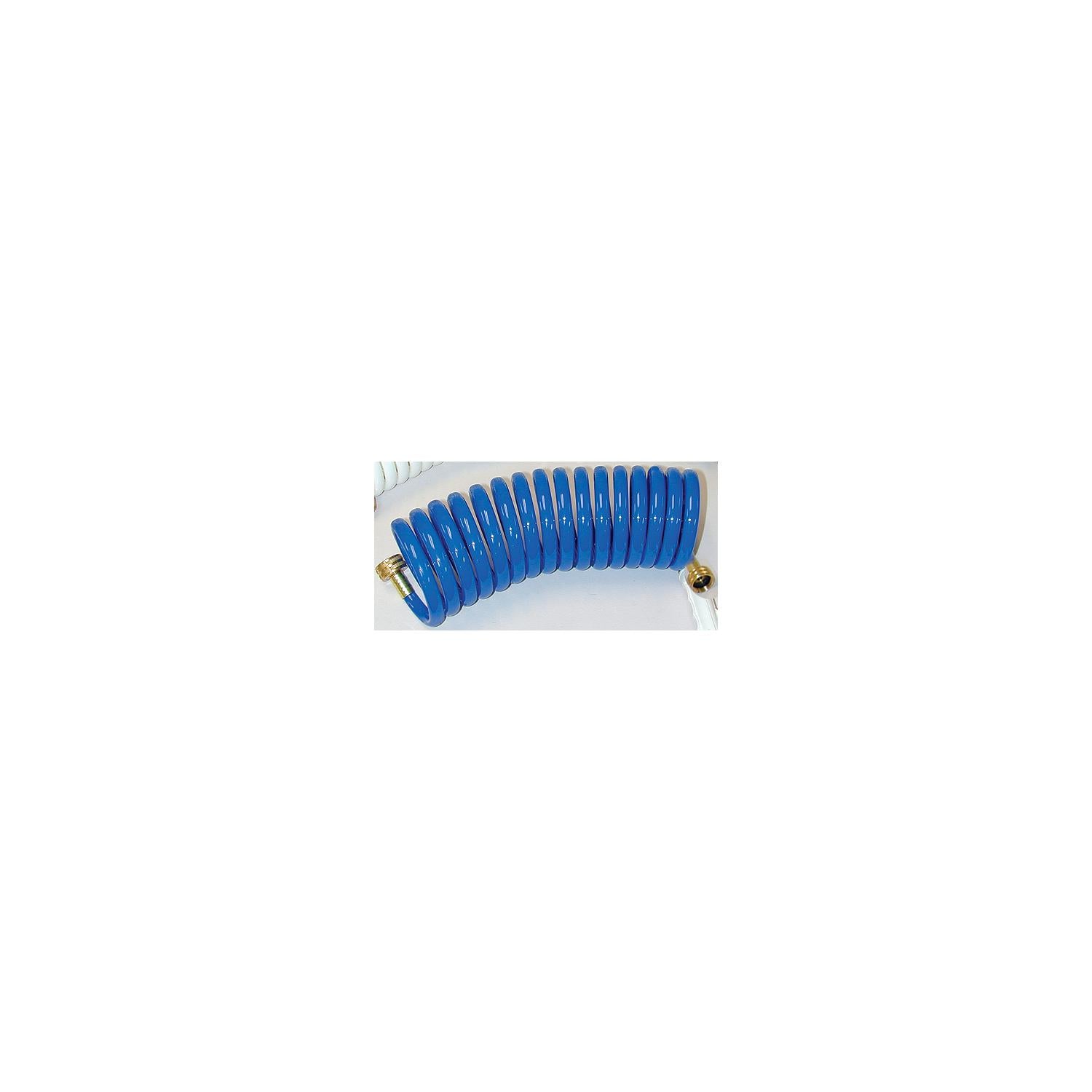 T-H Marine Coiled Washed Down Hose With Straight Nozzle 232-WDHBR15BBDP