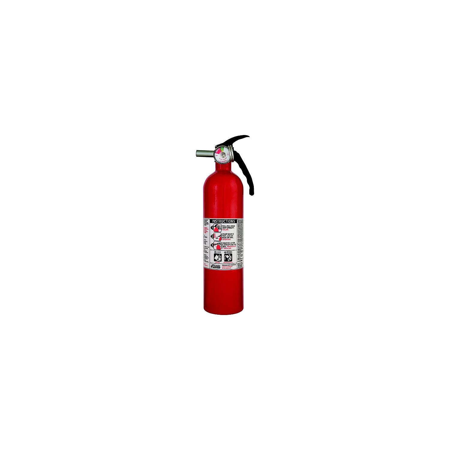 Kidde Safety Kidde 466295MTL Elite Dry Chemical Fire Extinguisher w/Gauge, 10-B:C 234-466295MTL