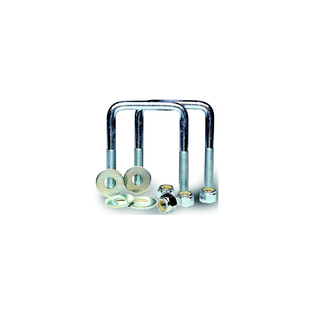 Tiedown Engineering Tiedown Engineering Tie Down Engineering Zinc Plated Square U-Bolt Kit