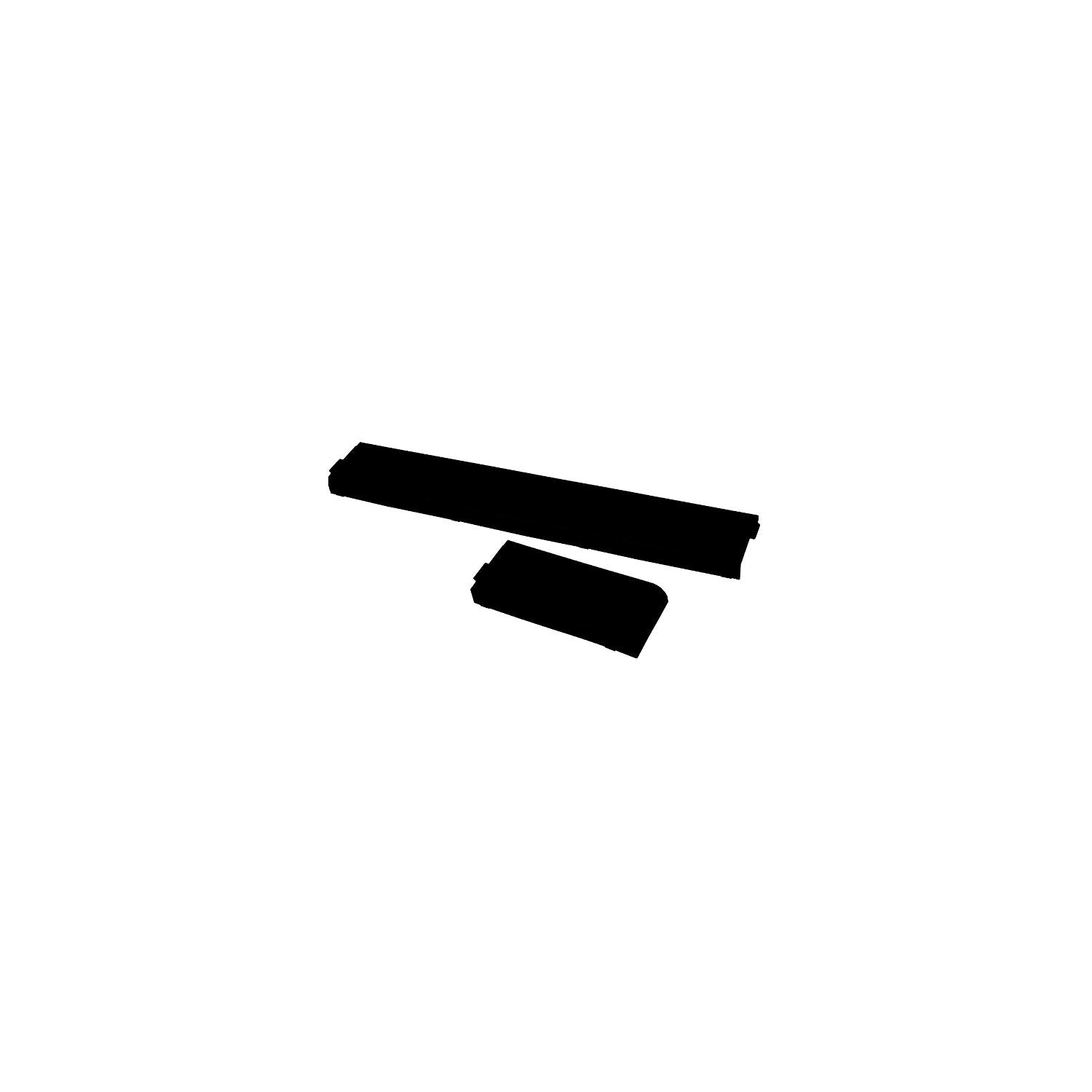 Tiedown Engineering Tie Down Engineering Modular Bunk Glide On's - Black 241-86295