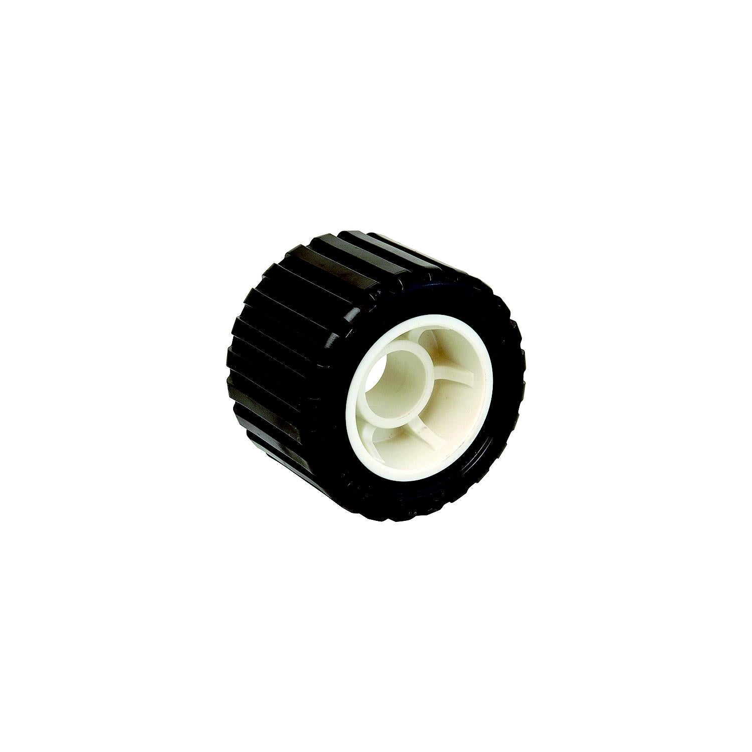 Tiedown Engineering Tie Down Engineering 86427 Hull Sav'R Ribbed Wobble Roller, Black, 4" 241-86427