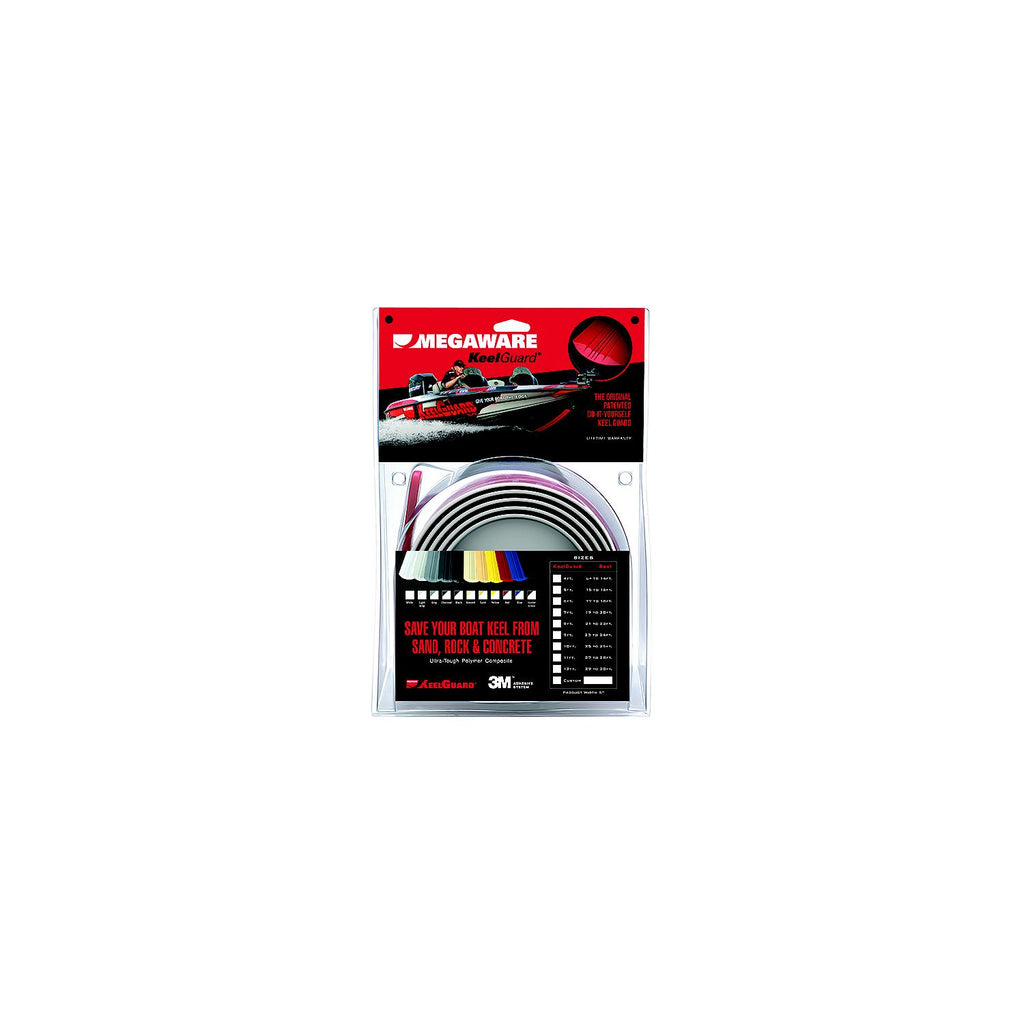 MegaWare 20106 KeelGuard Keel Protector, 6' White 254-20106