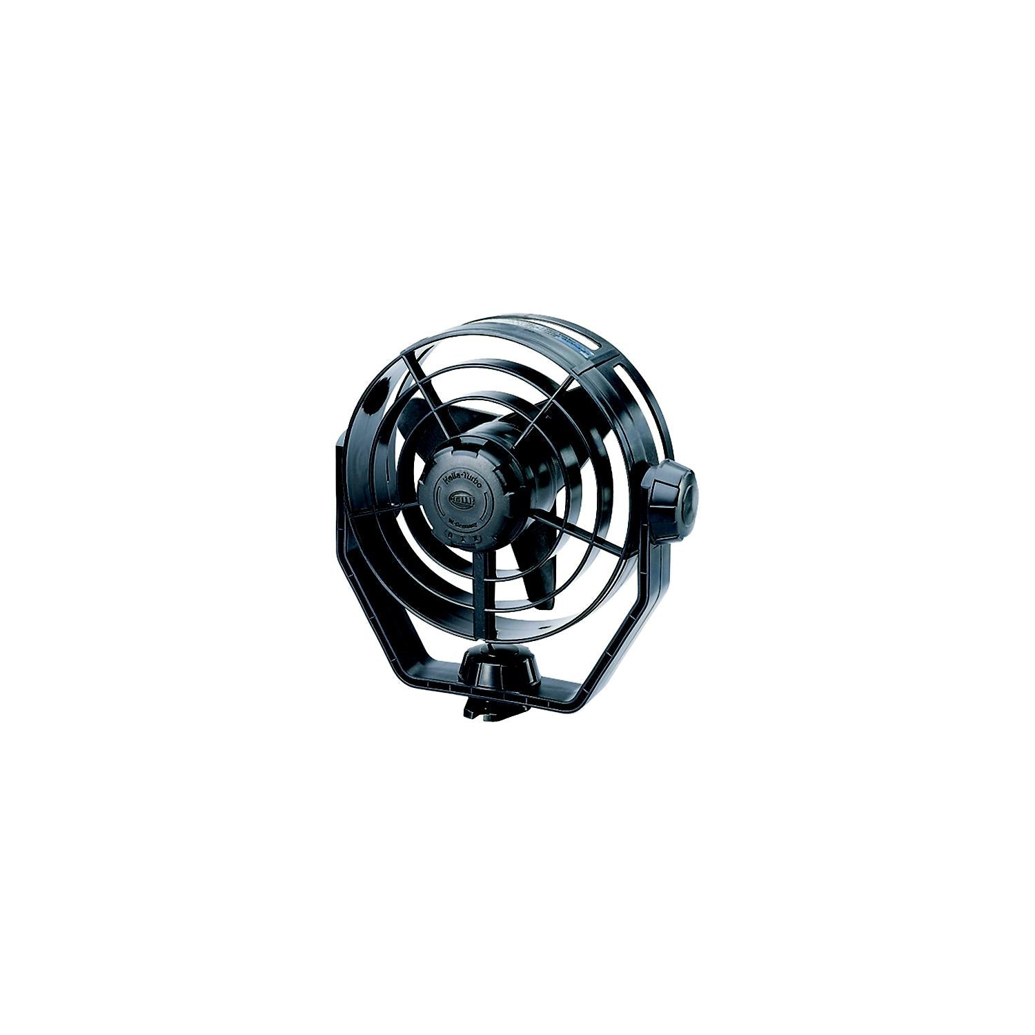 Hella 12V Two Speed "Turbo" Fan, Black 265-003361002
