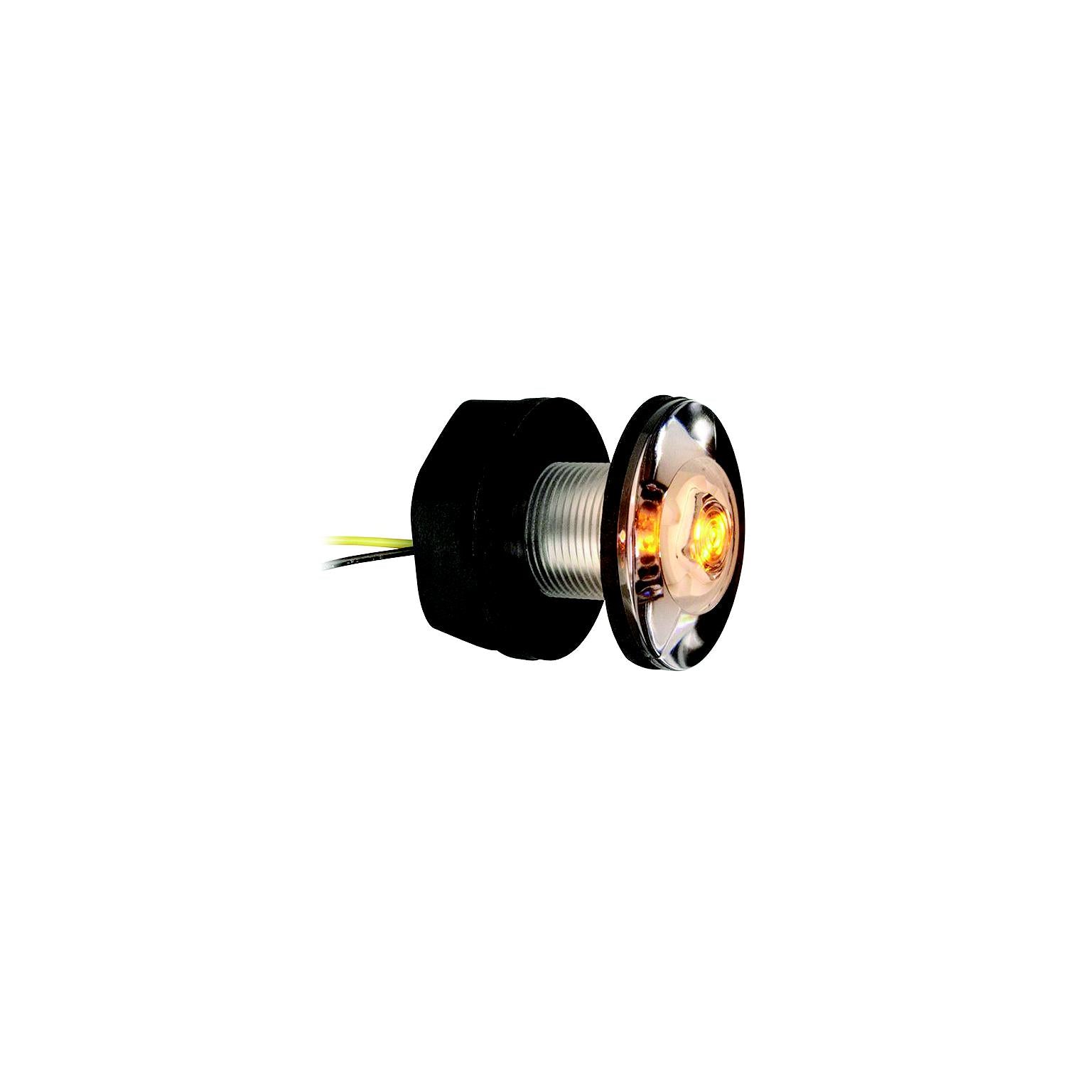 Hella 998543001 Amber LED Livewell/Baitwell Lamp, 12V 265-998543001