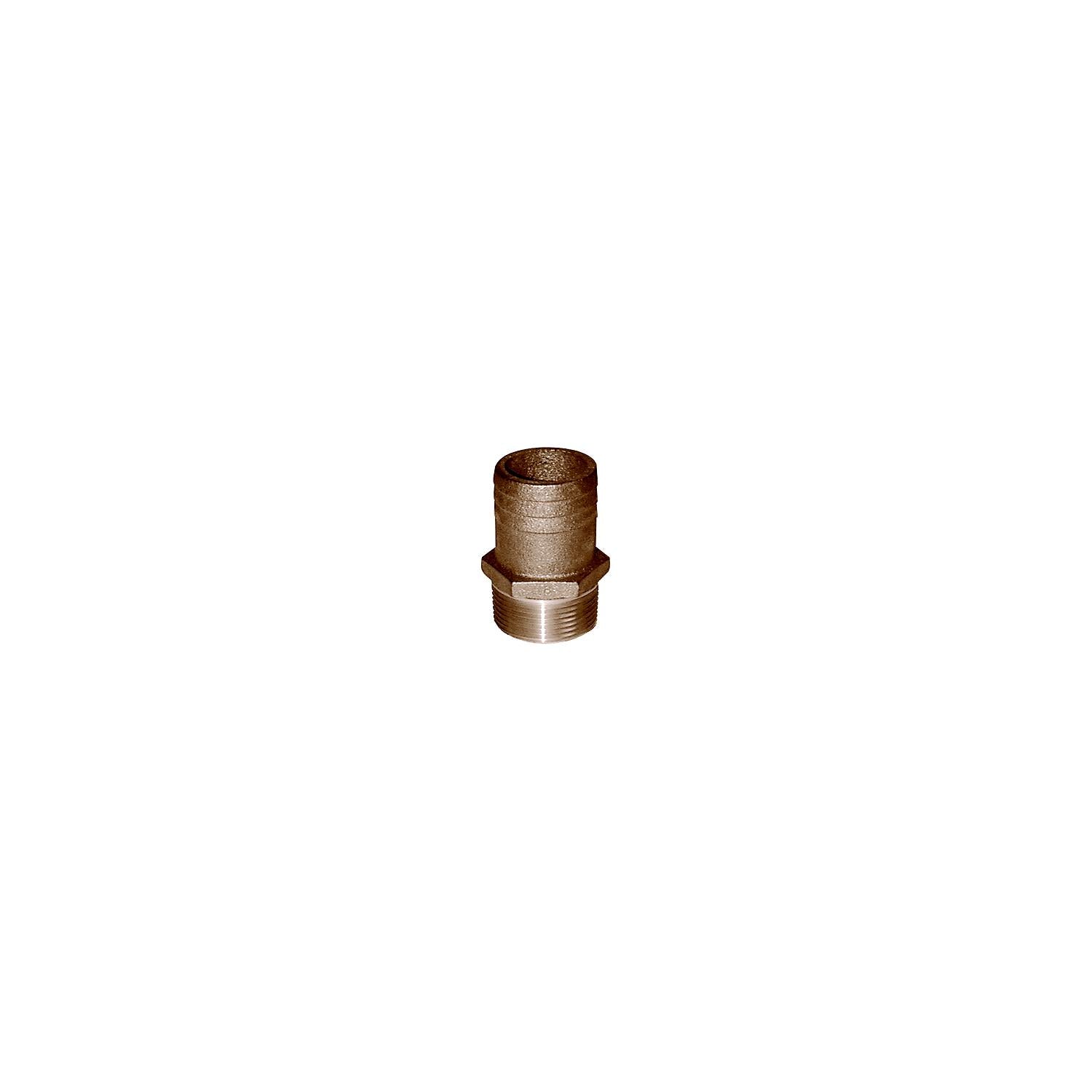Groco Groco FF Bronze Full Flow Pipe-To Hose Adapter With NPT Thread
