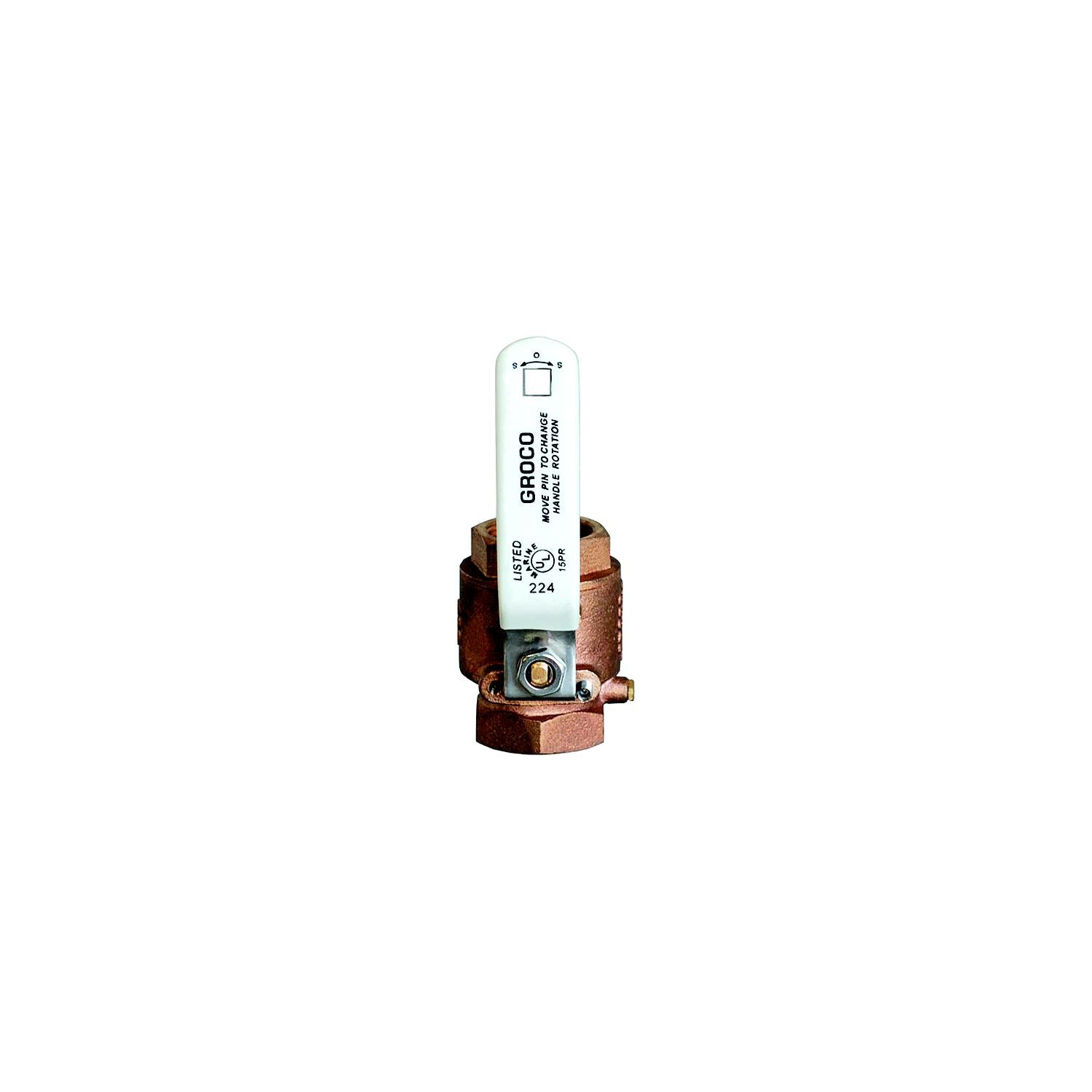 Groco IBV500 Bronze Full-Flow In-Line Ball Valve 34-IBV500