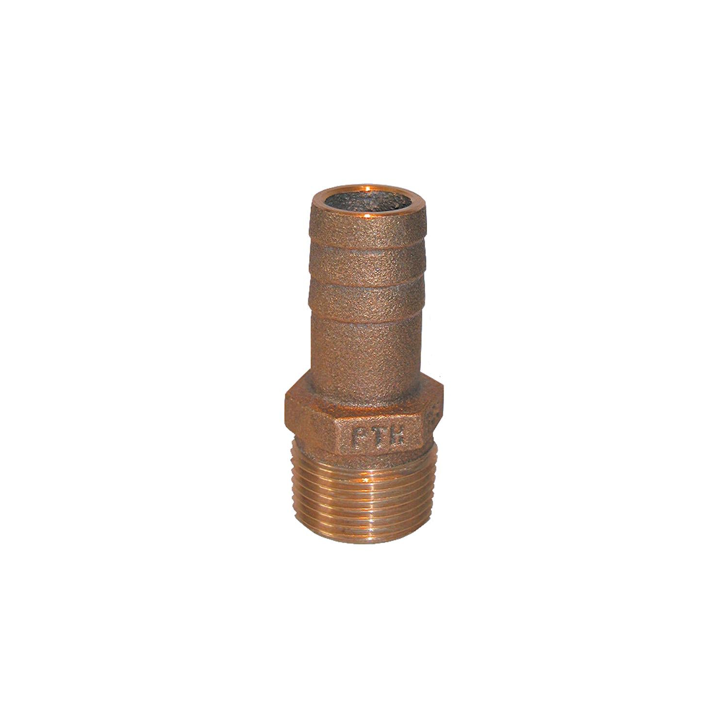 Groco PTH Bronze Standard Flow Pipe-To-Hose Adapter With NPT Thread 34-PTH750