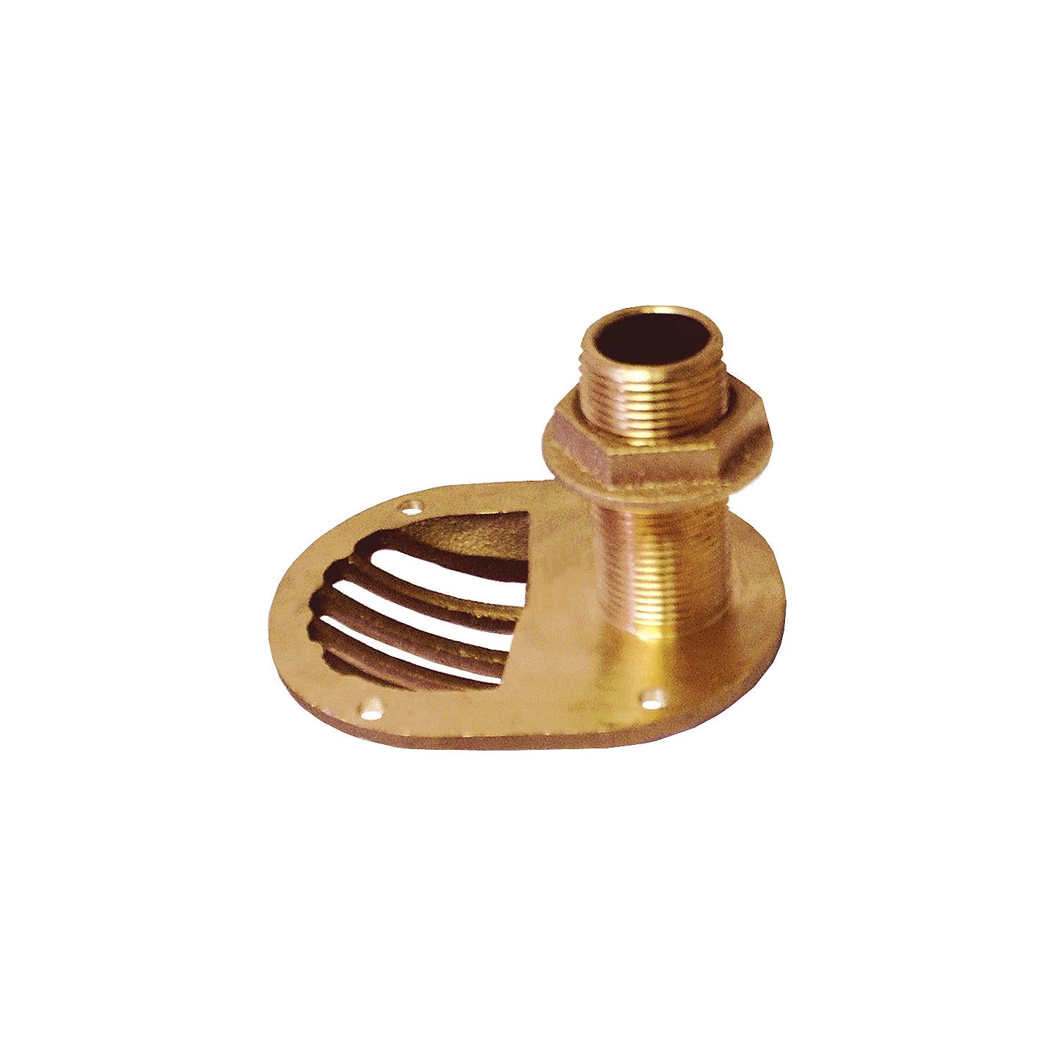 Groco STH Bronze Scoop Thru-Hull With Nut 34-STH750W