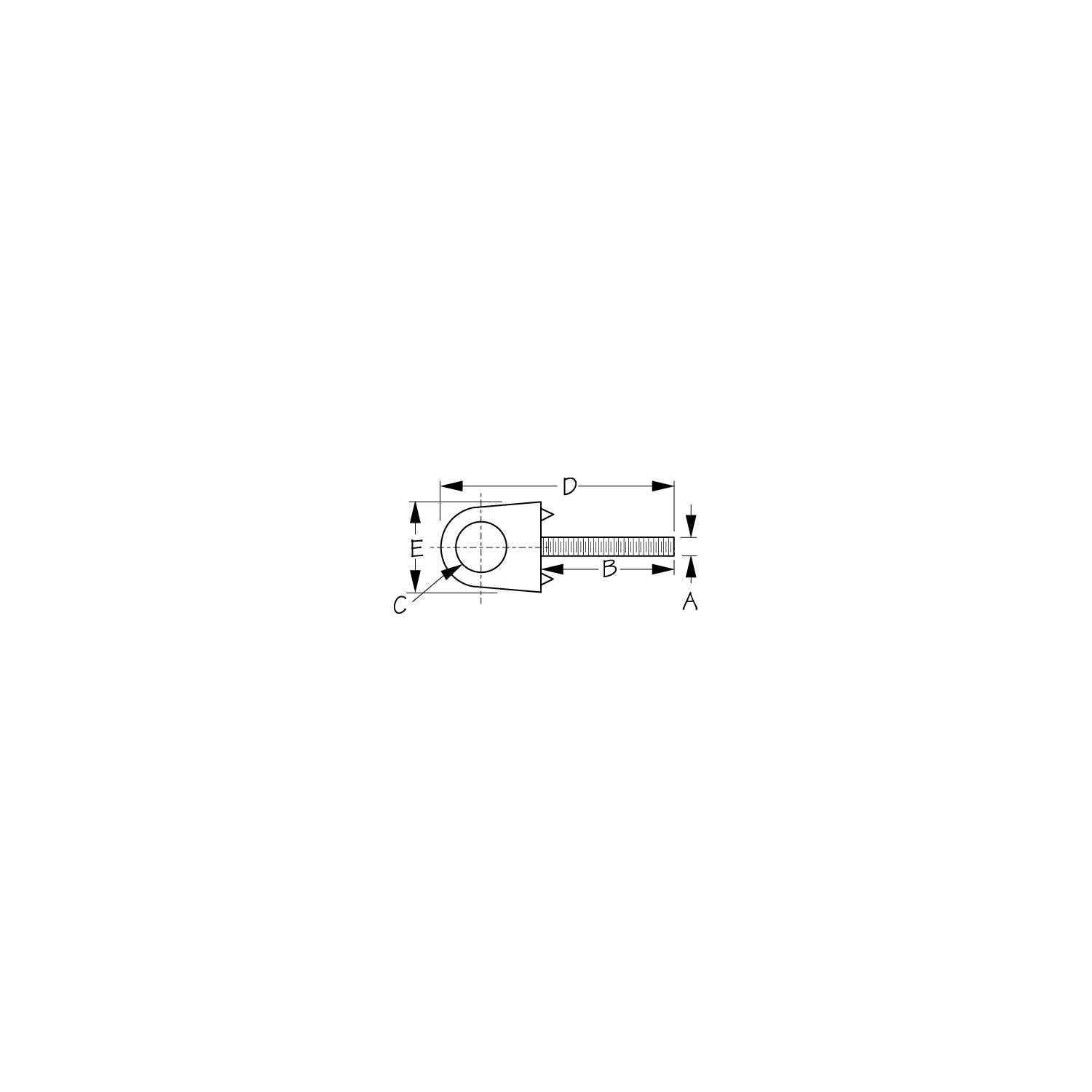 Sea-Dog Line Sea-Dog Line Sea-Dog 0791351 Chrome Zinc Bow Eye - 3/8"