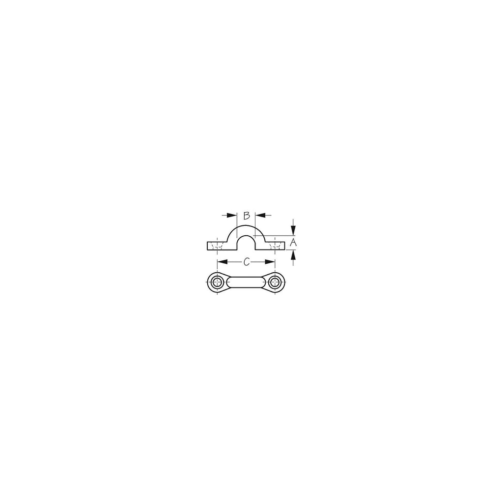 Sea-Dog Line Sea-Dog Line Sea-Dog 0813101 Nylon Pad Eye, Black, 5/cd