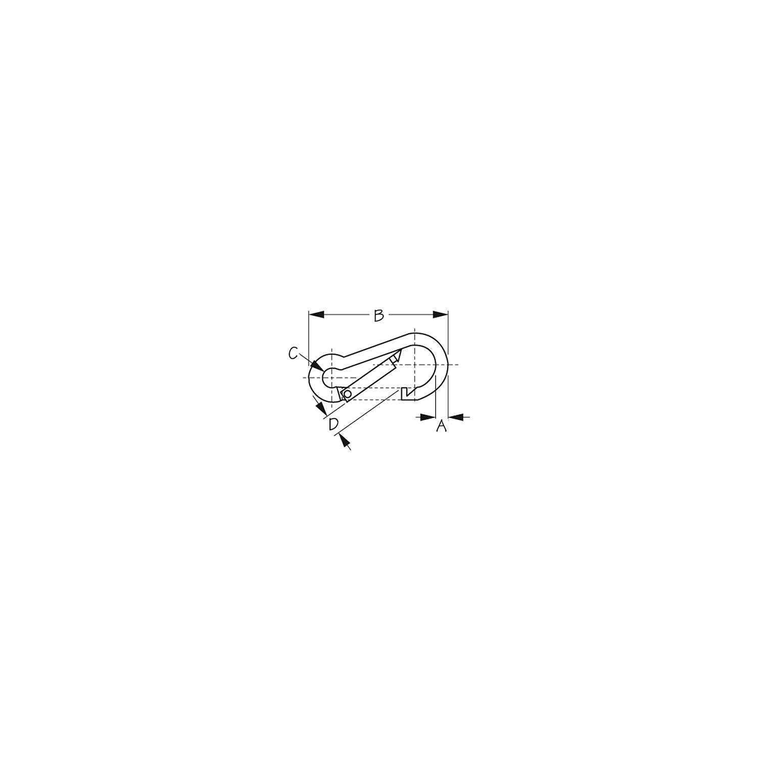 Sea-Dog Line Sea-Dog Line 2-3/8" Stainless Steel Snap Hook