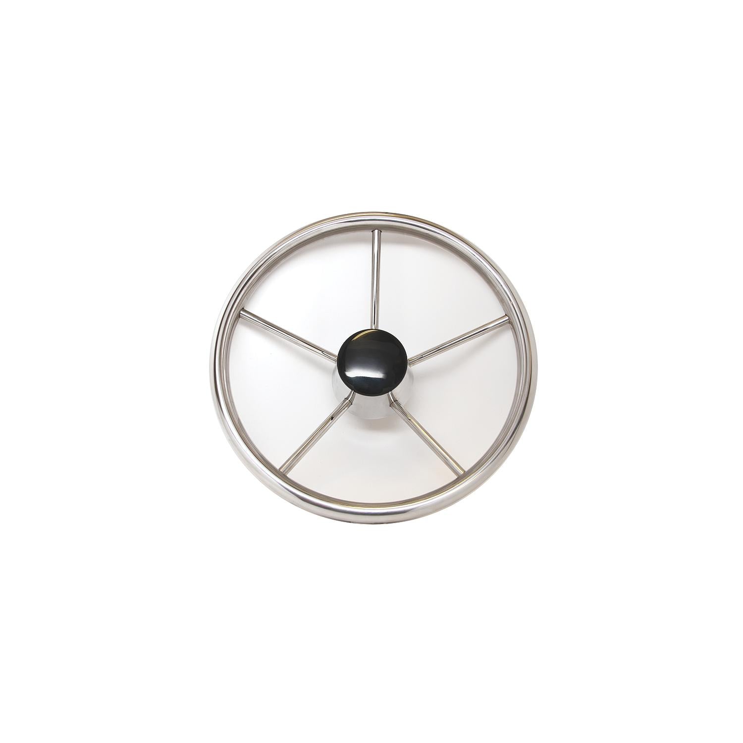 Sea-Dog Line SeaDog 230115 15" 6-Spoke Stainless Steering Wheel w/Plastic Center Cap, 10° Dish 354-230115
