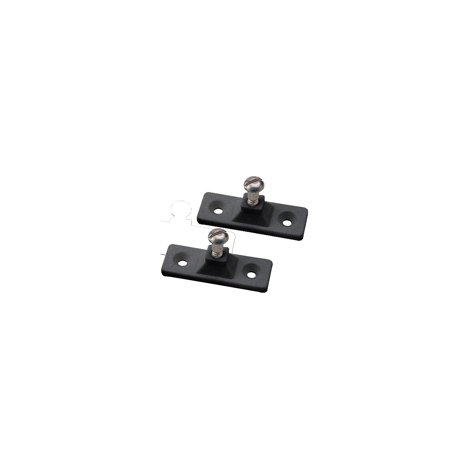 Sea-Dog Line Side Mount Deck Hinge, 2-Hole, Black, Pair 354-2732501