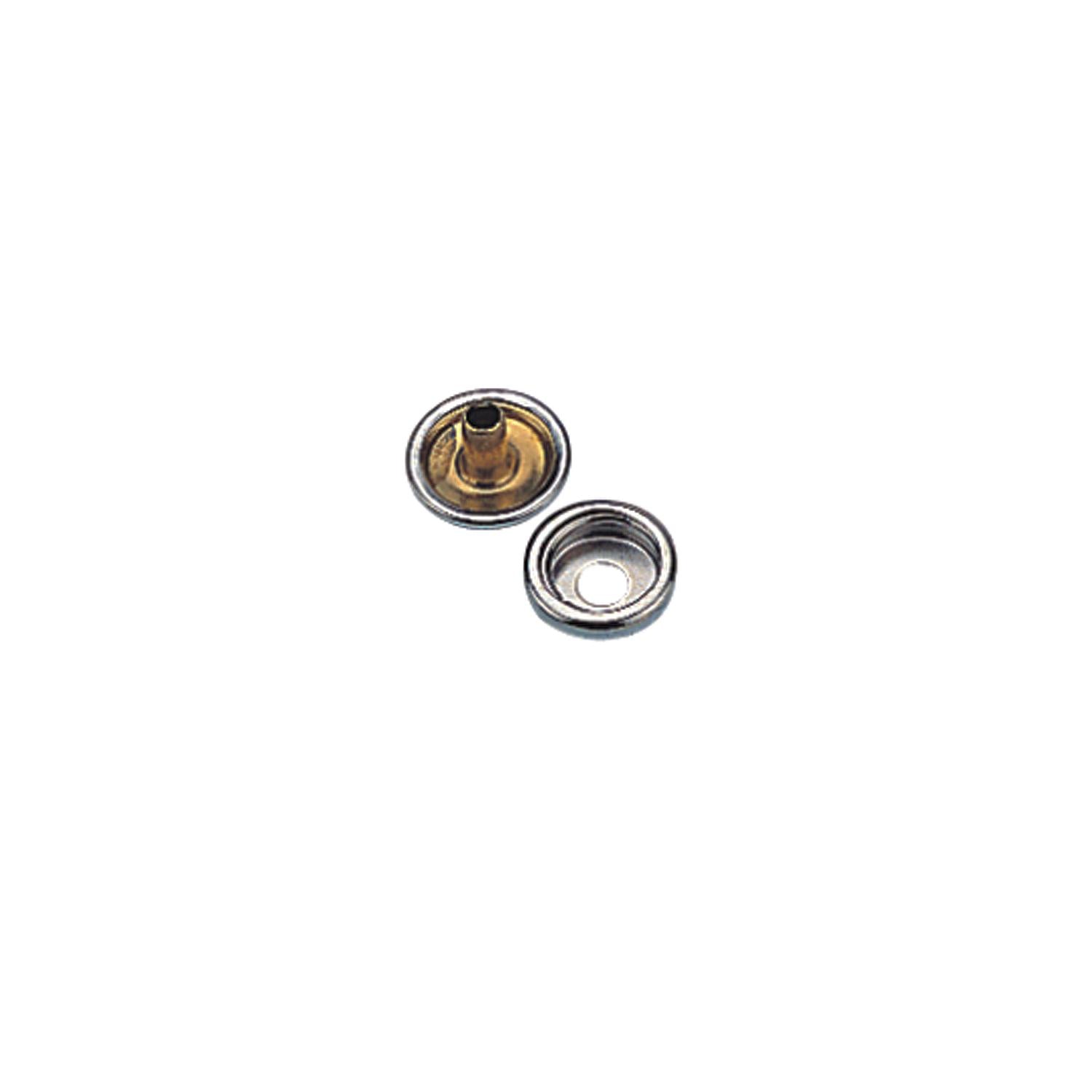 Sea-Dog Line Sea-Dog 2991091 Snap Cap & Socket, Nickel Plated Brass, 6 sets 354-2991091