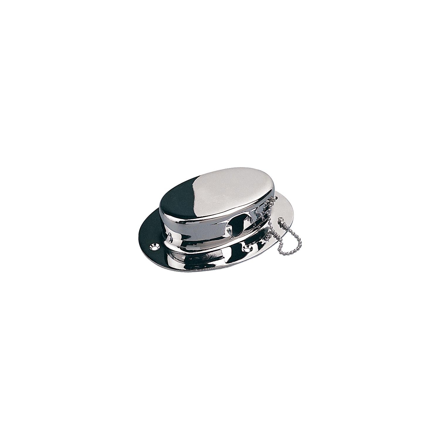 Sea-Dog Line Sea-Dog Line SeaDog 322070 Forged Brass Chrome Plated Chain Deck Pipe with Chain | #8 Fastener