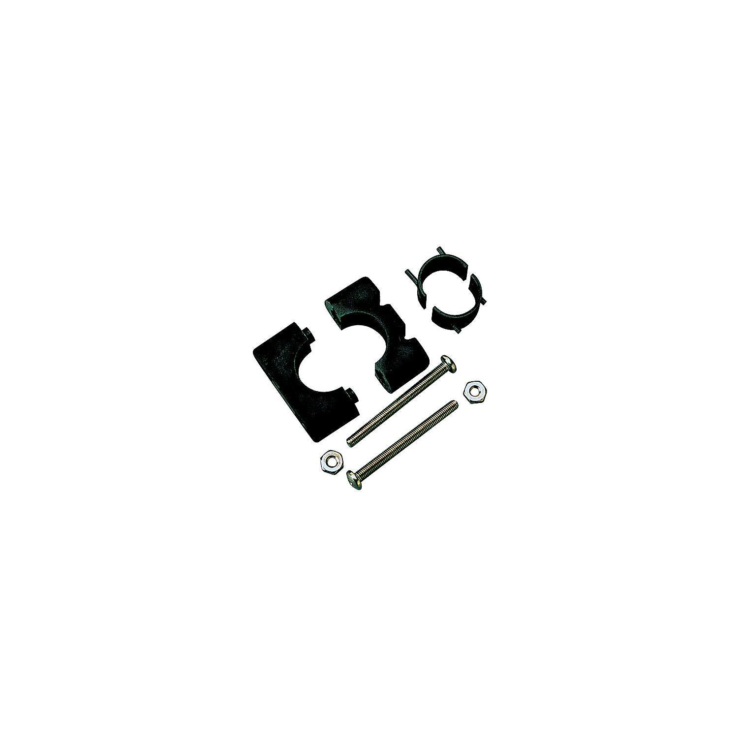 Sea-Dog Line Sea-Dog 3271901 Rail Mount Bracket - Round, For 7/8" - 1" Rail, Black, 2/pk 354-3271901