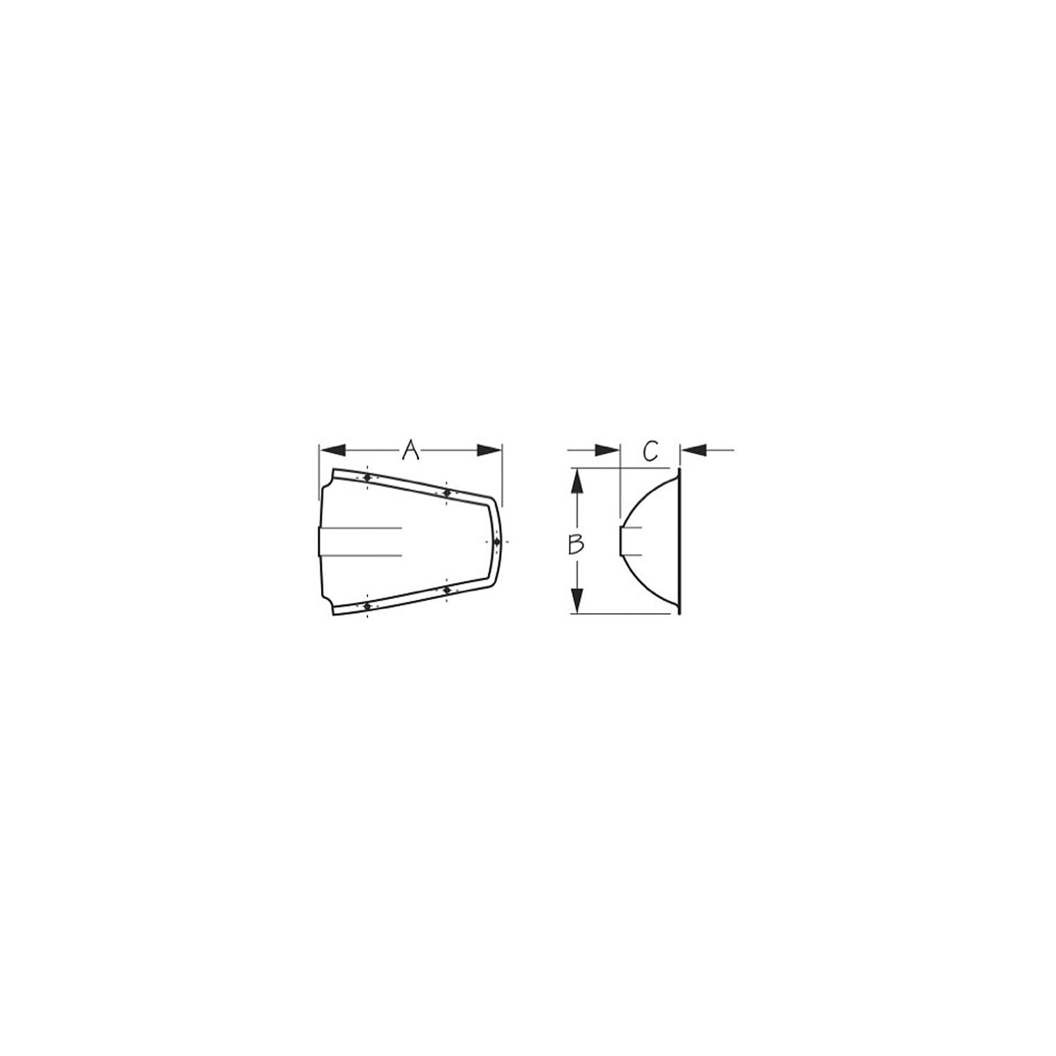 Sea-Dog Line SeaDog Clam Shell Vent | Stamped 304 Stainless | #6 Fastener 354-3313351